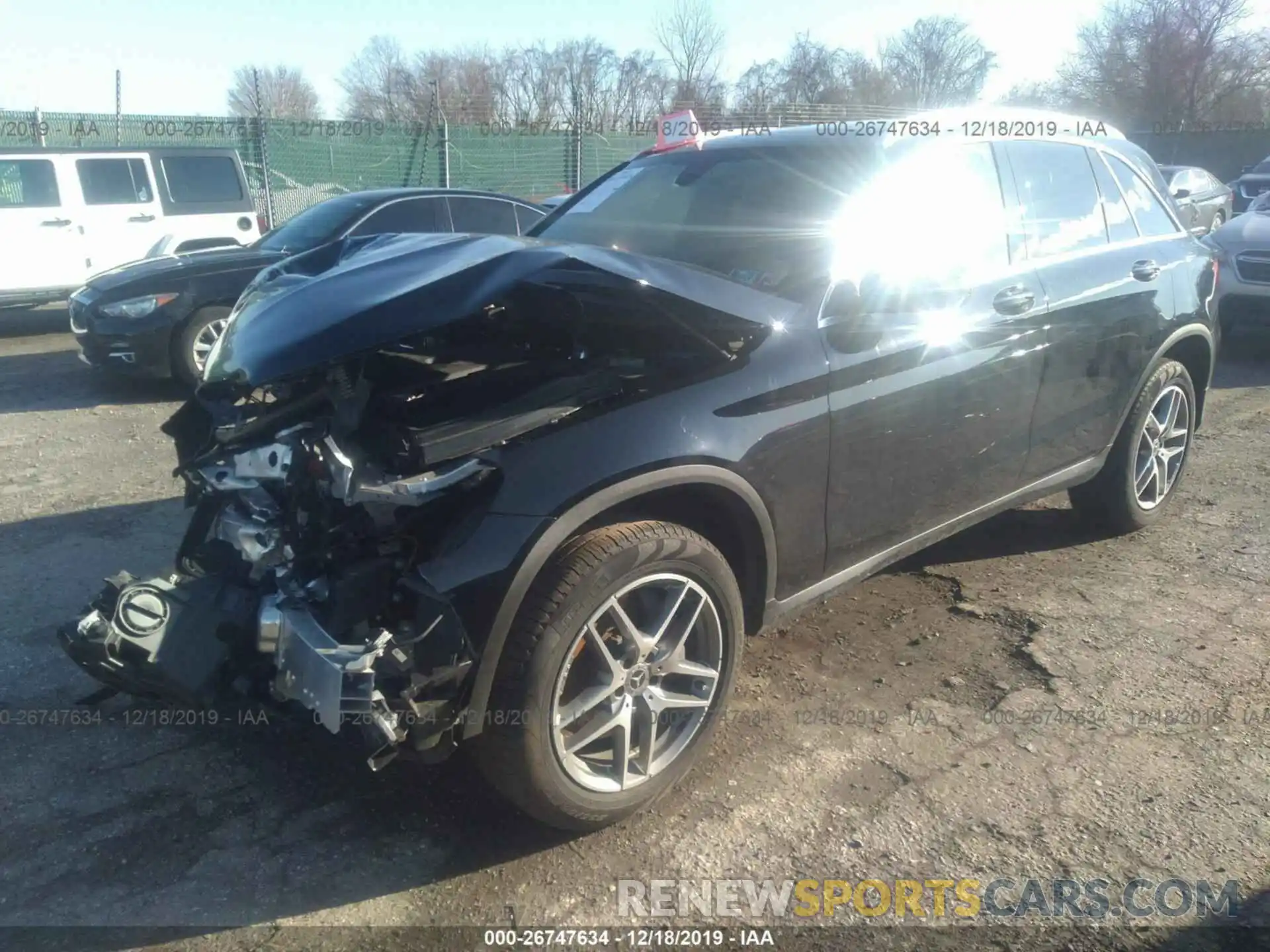 2 Photograph of a damaged car WDC0G4KB7KV145392 MERCEDES-BENZ GLC 2019