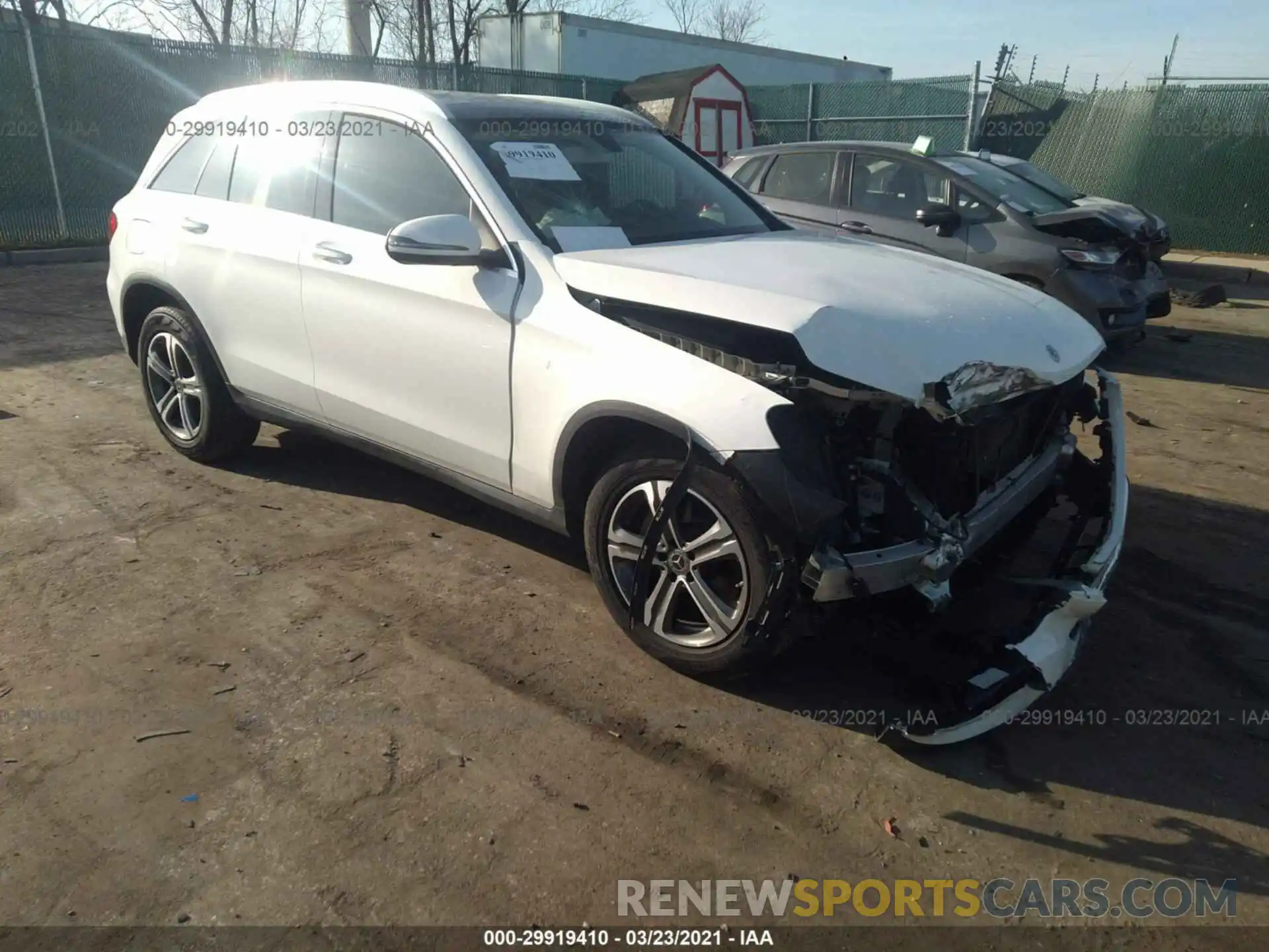 1 Photograph of a damaged car WDC0G4KB8KF596213 MERCEDES-BENZ GLC 2019