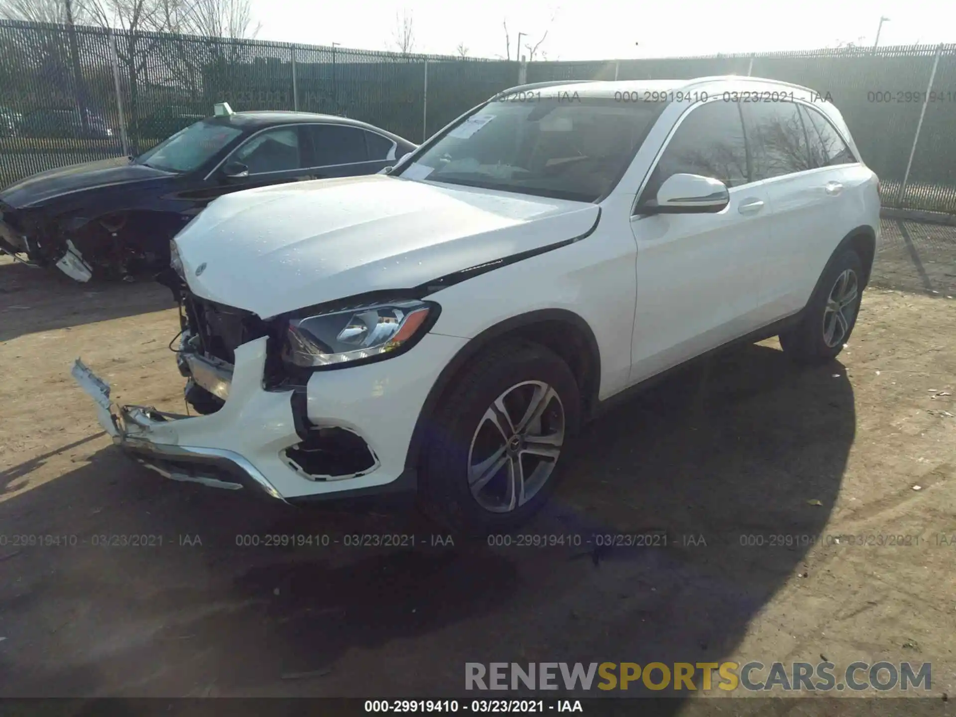 2 Photograph of a damaged car WDC0G4KB8KF596213 MERCEDES-BENZ GLC 2019