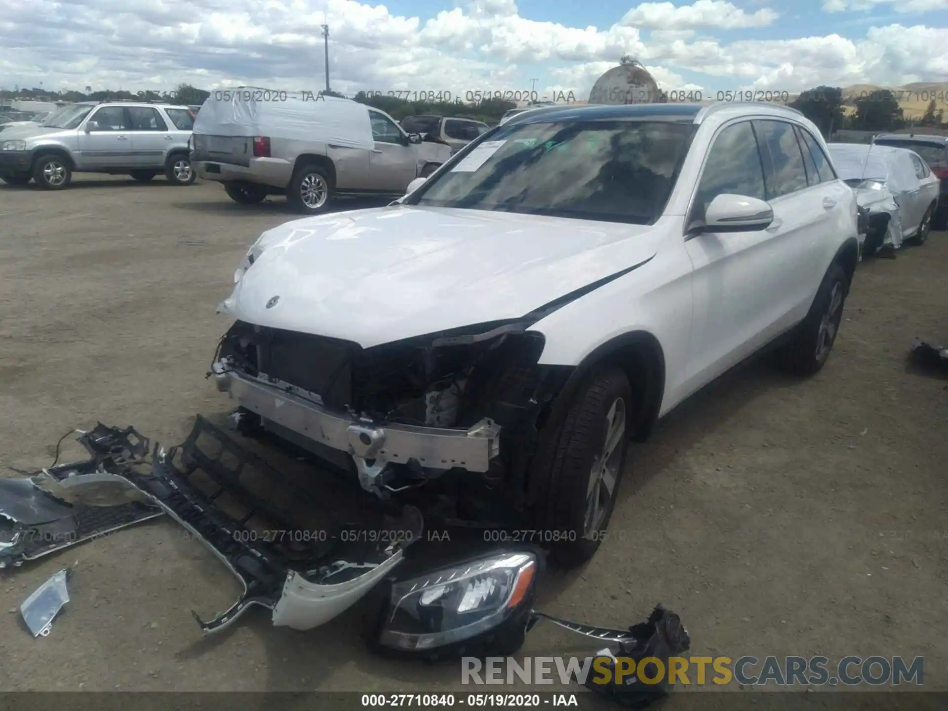 2 Photograph of a damaged car WDC0G4KB8KV126267 MERCEDES-BENZ GLC 2019