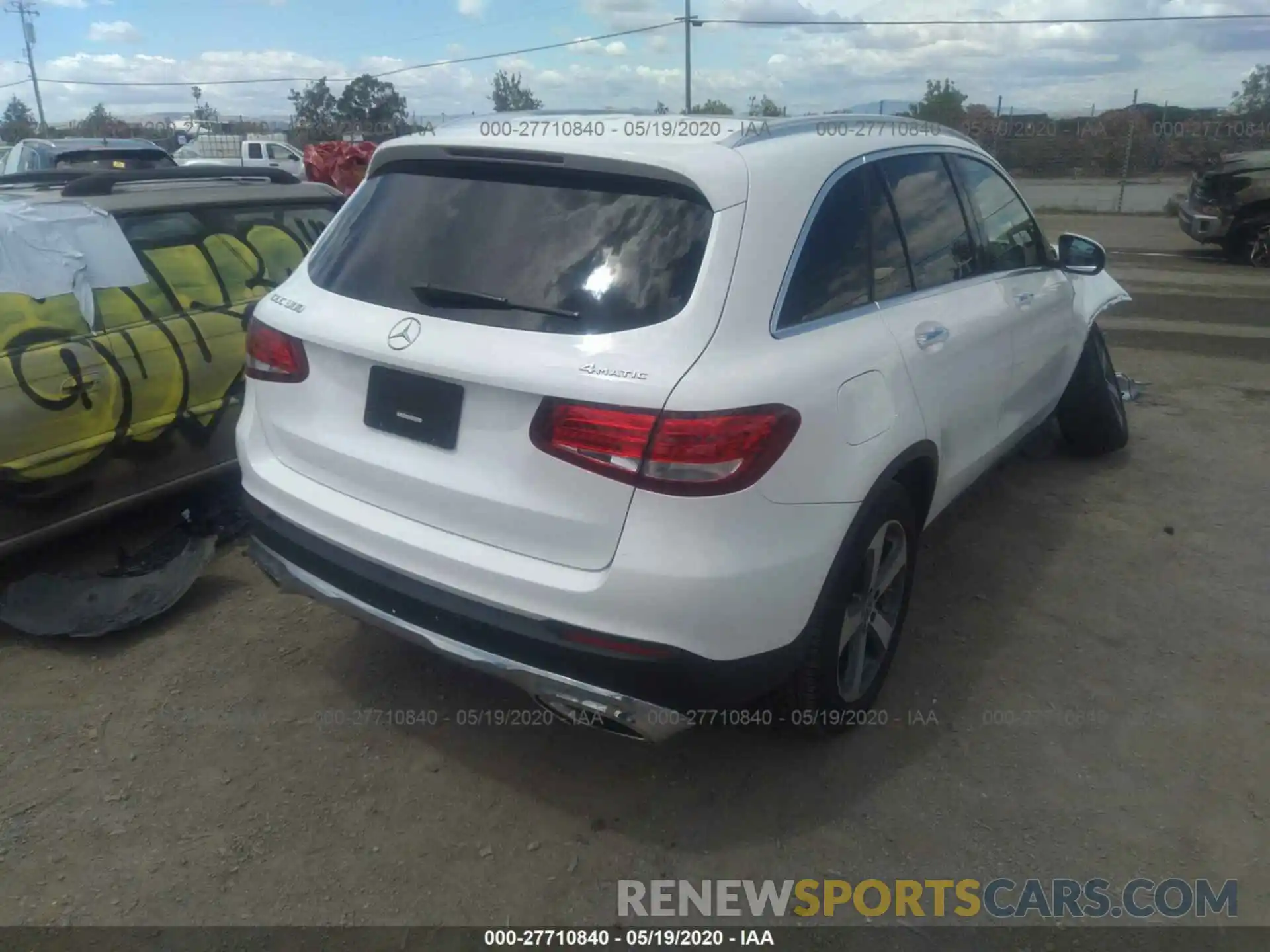 4 Photograph of a damaged car WDC0G4KB8KV126267 MERCEDES-BENZ GLC 2019