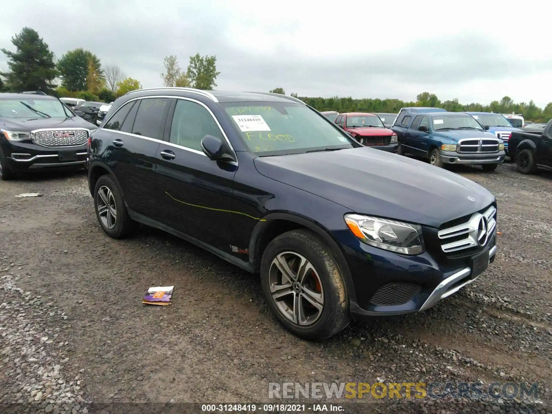 1 Photograph of a damaged car WDC0G4KB8KV134823 MERCEDES-BENZ GLC 2019