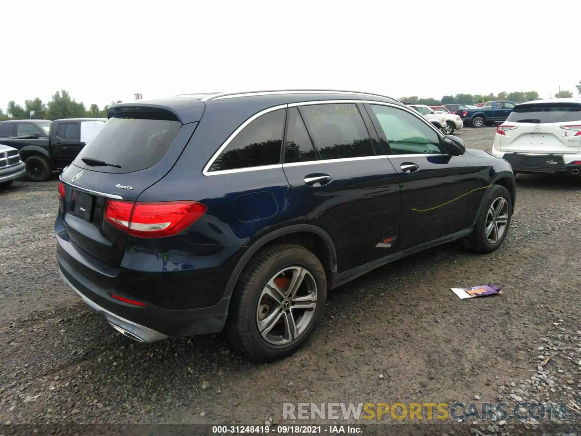 4 Фотография поврежденного автомобиля WDC0G4KB8KV134823 MERCEDES-BENZ GLC 2019