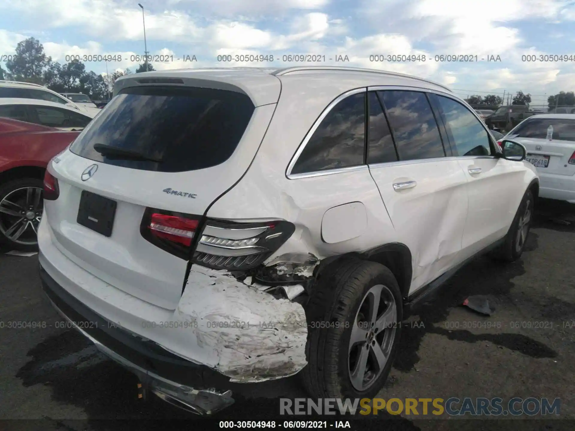 6 Photograph of a damaged car WDC0G4KB9KF615657 MERCEDES-BENZ GLC 2019