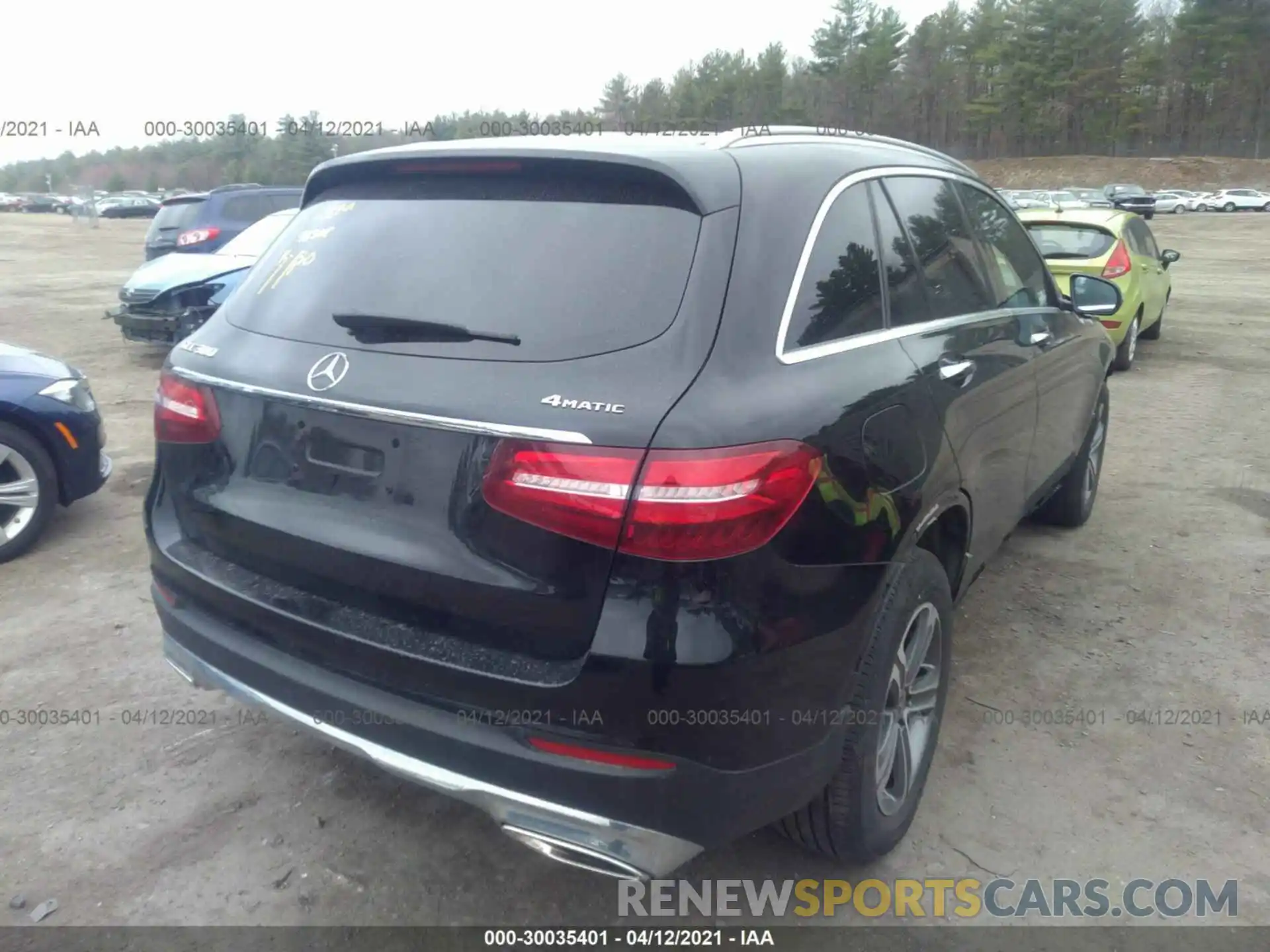 4 Photograph of a damaged car WDC0G4KB9KF639215 MERCEDES-BENZ GLC 2019