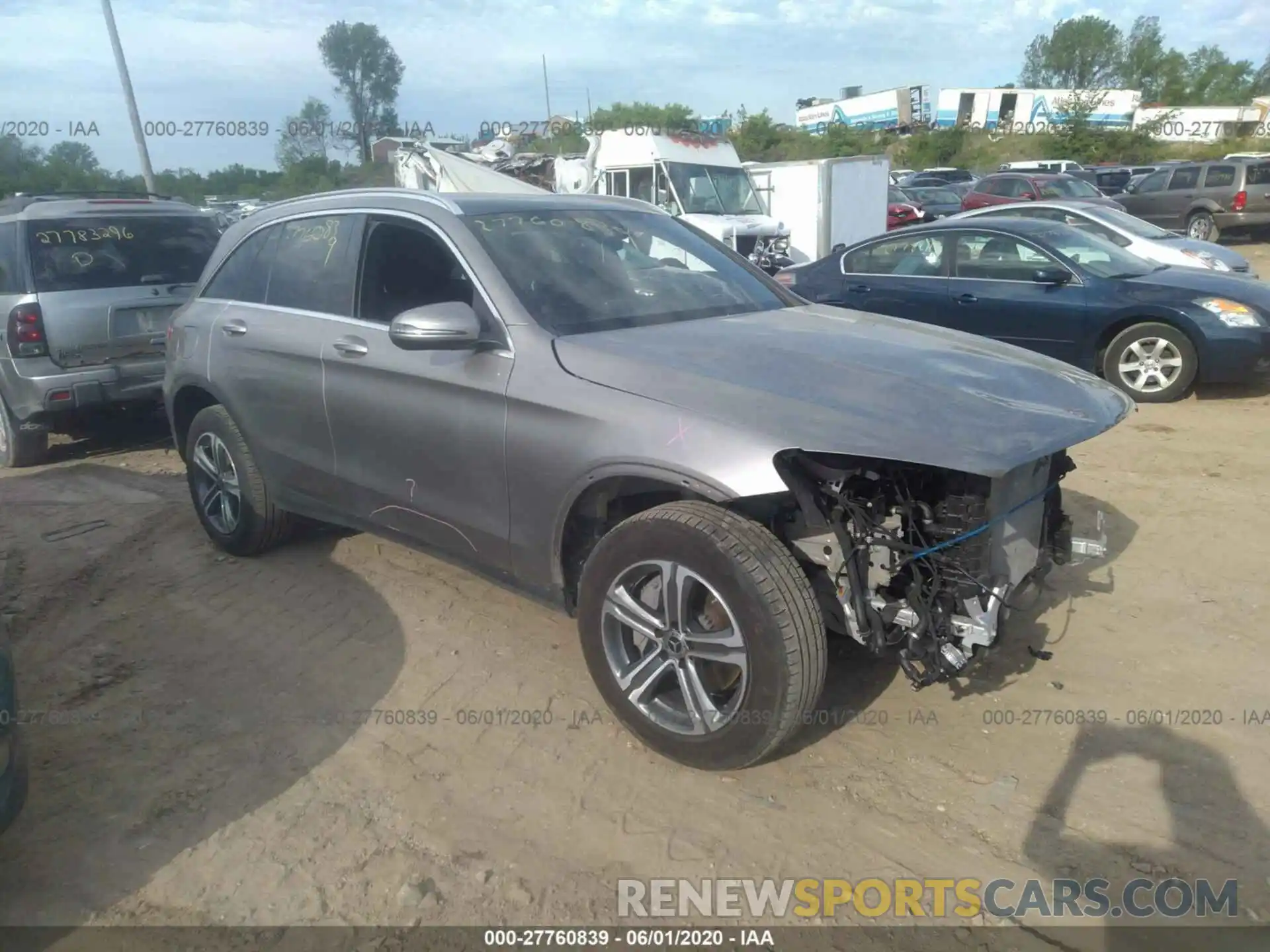 1 Photograph of a damaged car WDC0G4KB9KV135480 MERCEDES-BENZ GLC 2019