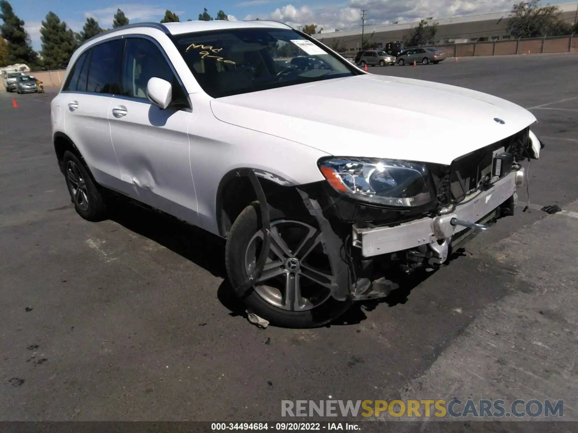 1 Photograph of a damaged car WDC0G4KB9KV141599 MERCEDES-BENZ GLC 2019