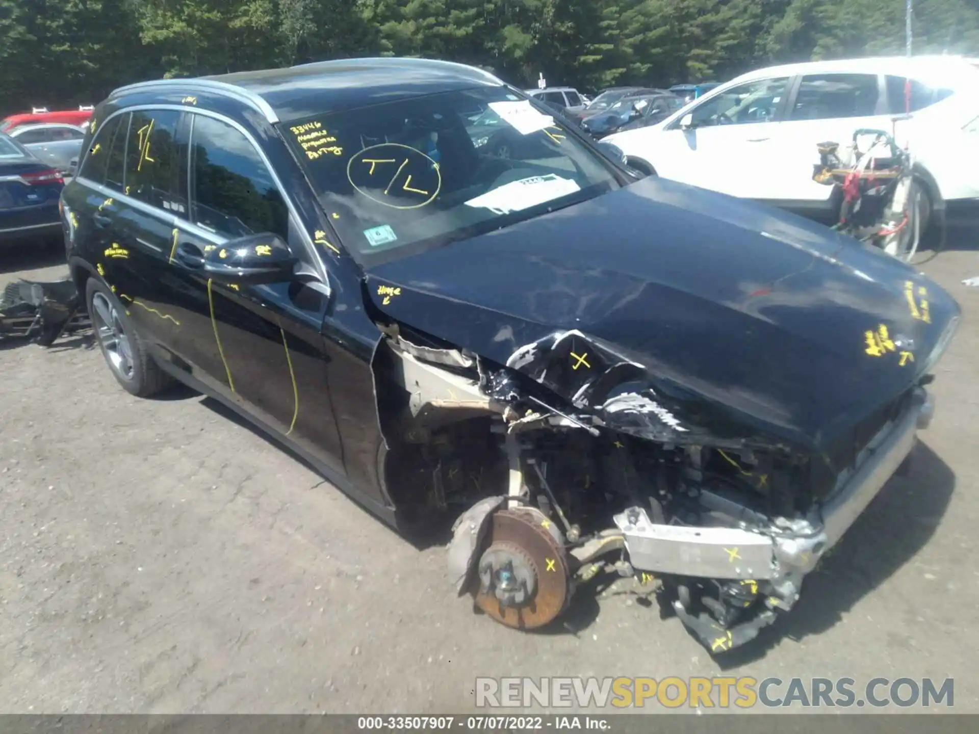 1 Photograph of a damaged car WDC0G4KB9KV163229 MERCEDES-BENZ GLC 2019