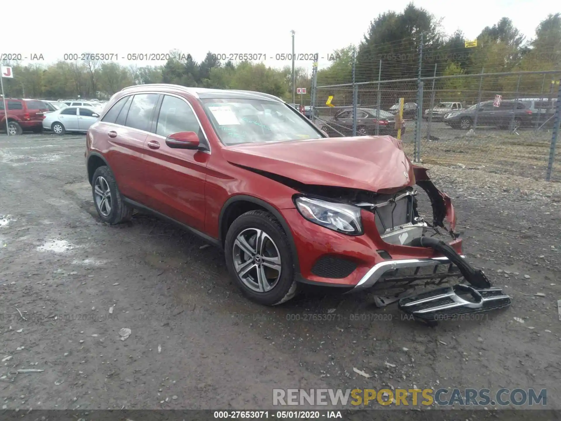 1 Photograph of a damaged car WDC0G4KB9KV178104 MERCEDES-BENZ GLC 2019