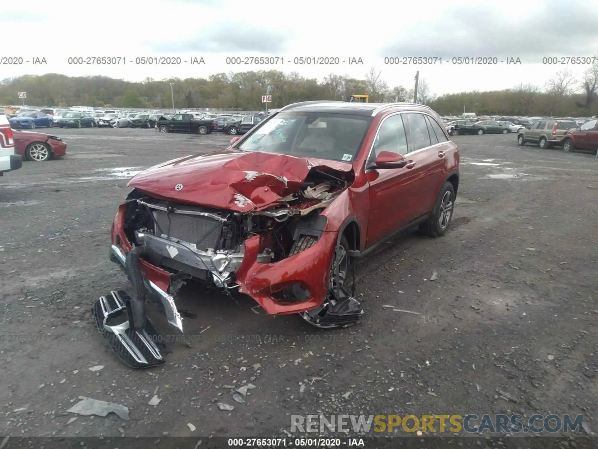 2 Photograph of a damaged car WDC0G4KB9KV178104 MERCEDES-BENZ GLC 2019