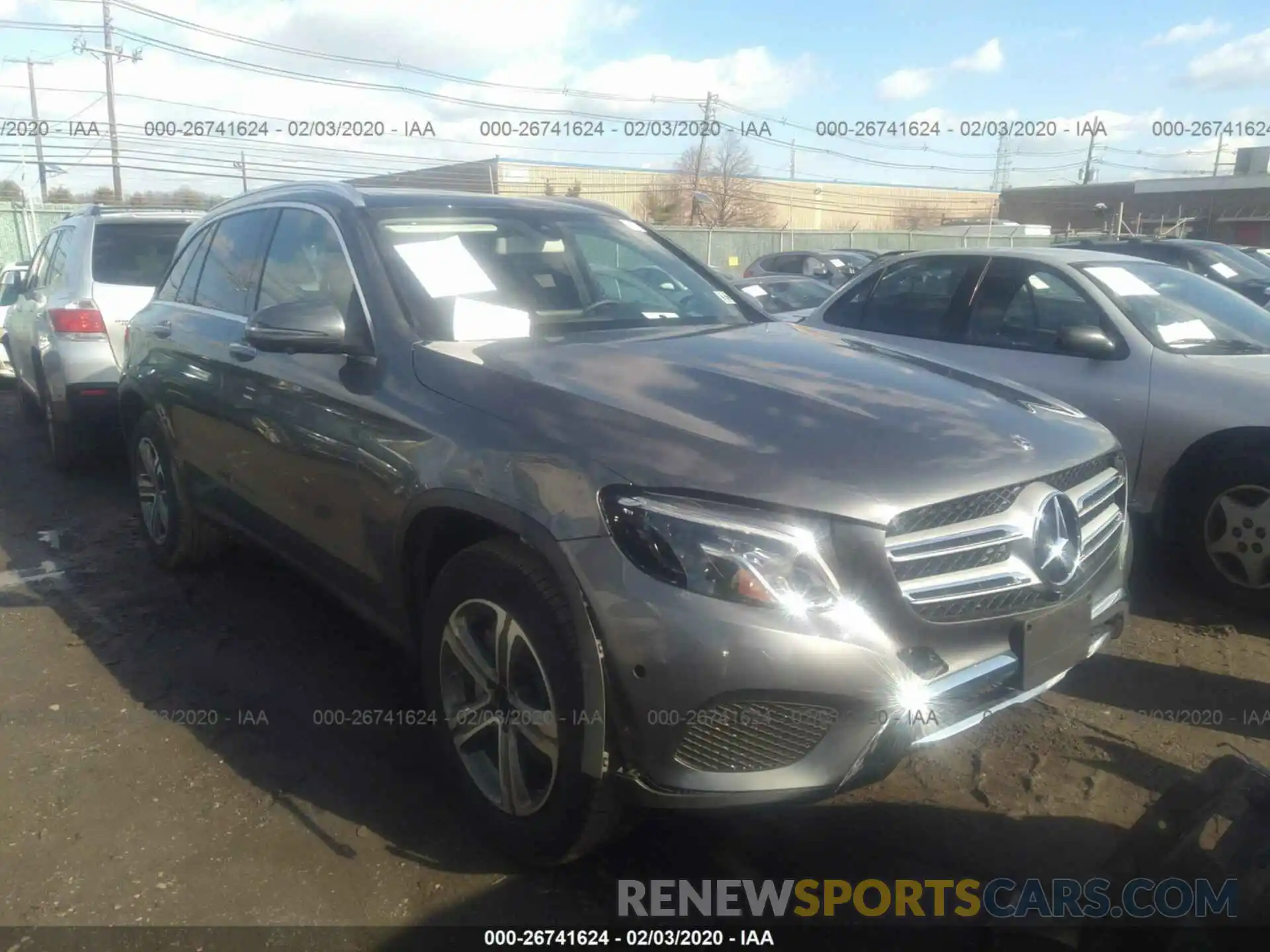 1 Photograph of a damaged car WDC0G4KB9KV185120 MERCEDES-BENZ GLC 2019