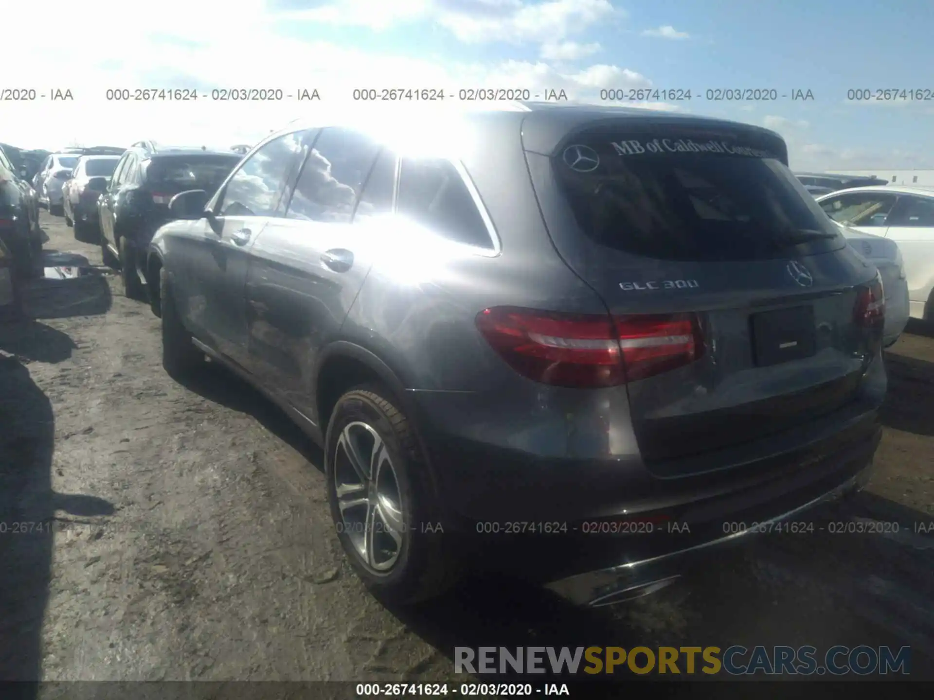 3 Photograph of a damaged car WDC0G4KB9KV185120 MERCEDES-BENZ GLC 2019