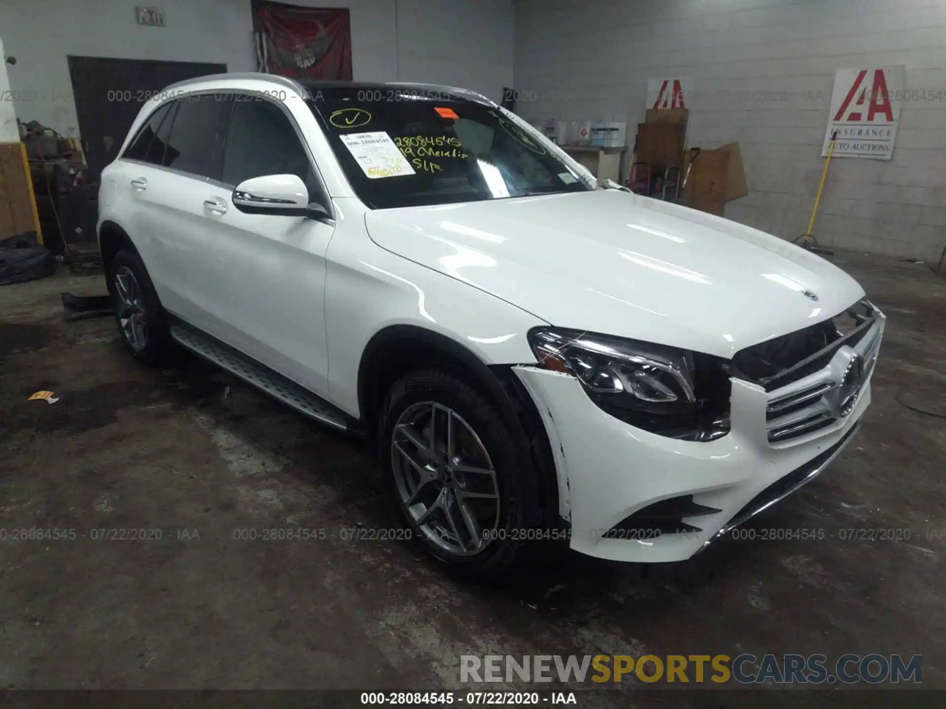 1 Photograph of a damaged car WDC0G4KB9KV188292 MERCEDES-BENZ GLC 2019