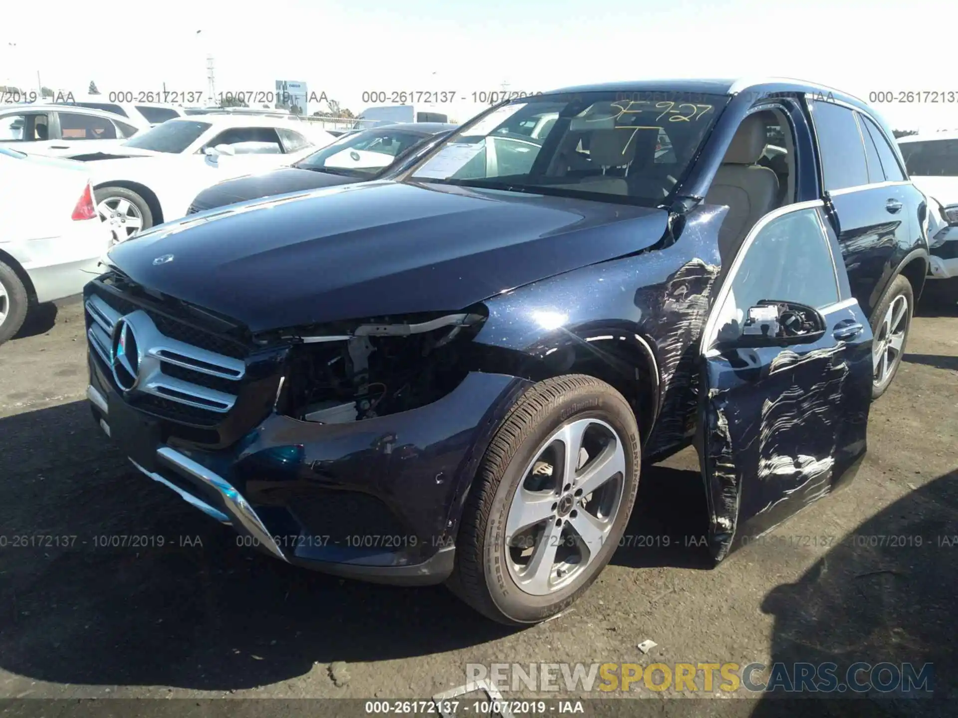 2 Photograph of a damaged car WDC0G4KBXKF503708 MERCEDES-BENZ GLC 2019