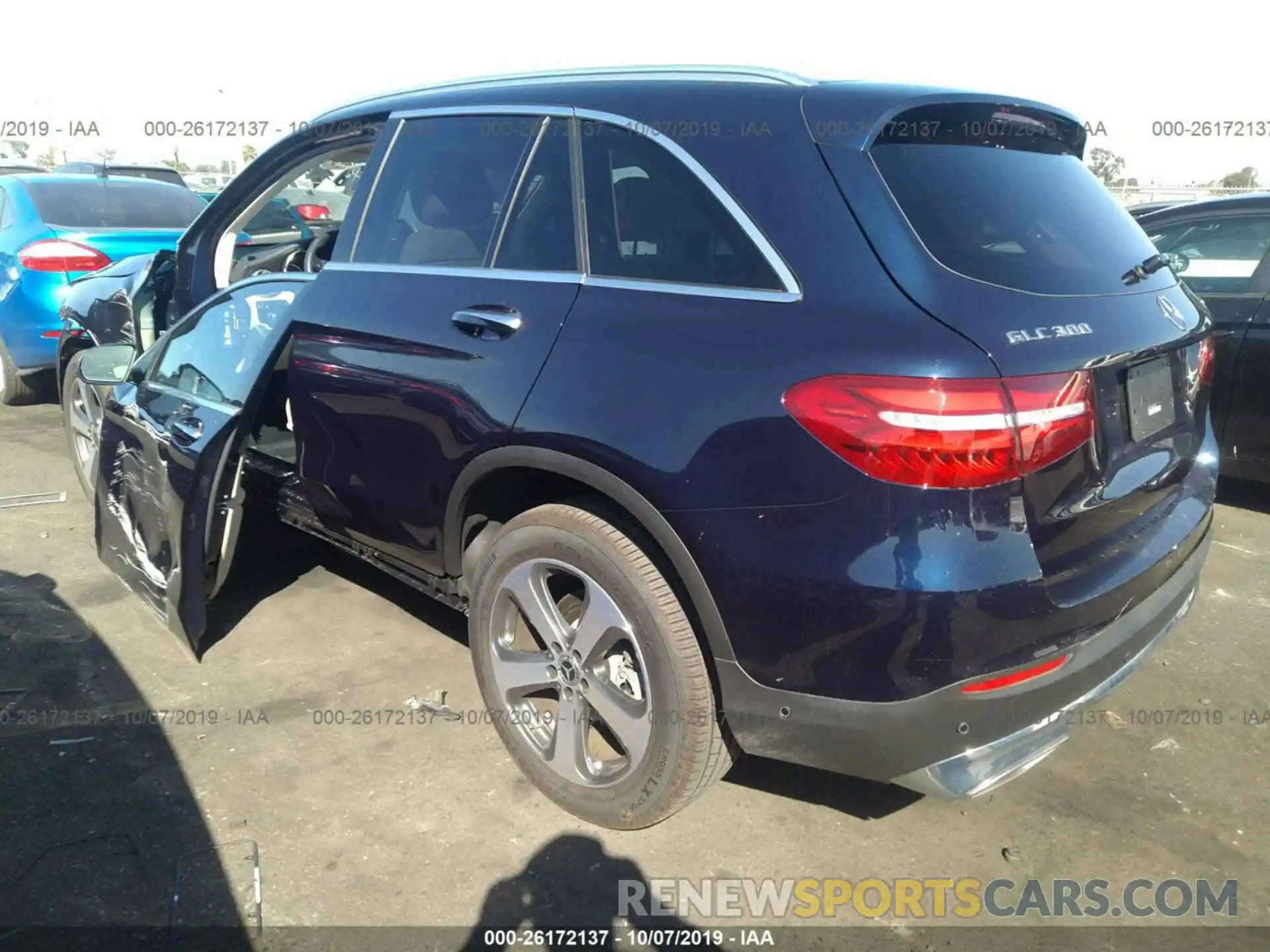 3 Фотография поврежденного автомобиля WDC0G4KBXKF503708 MERCEDES-BENZ GLC 2019