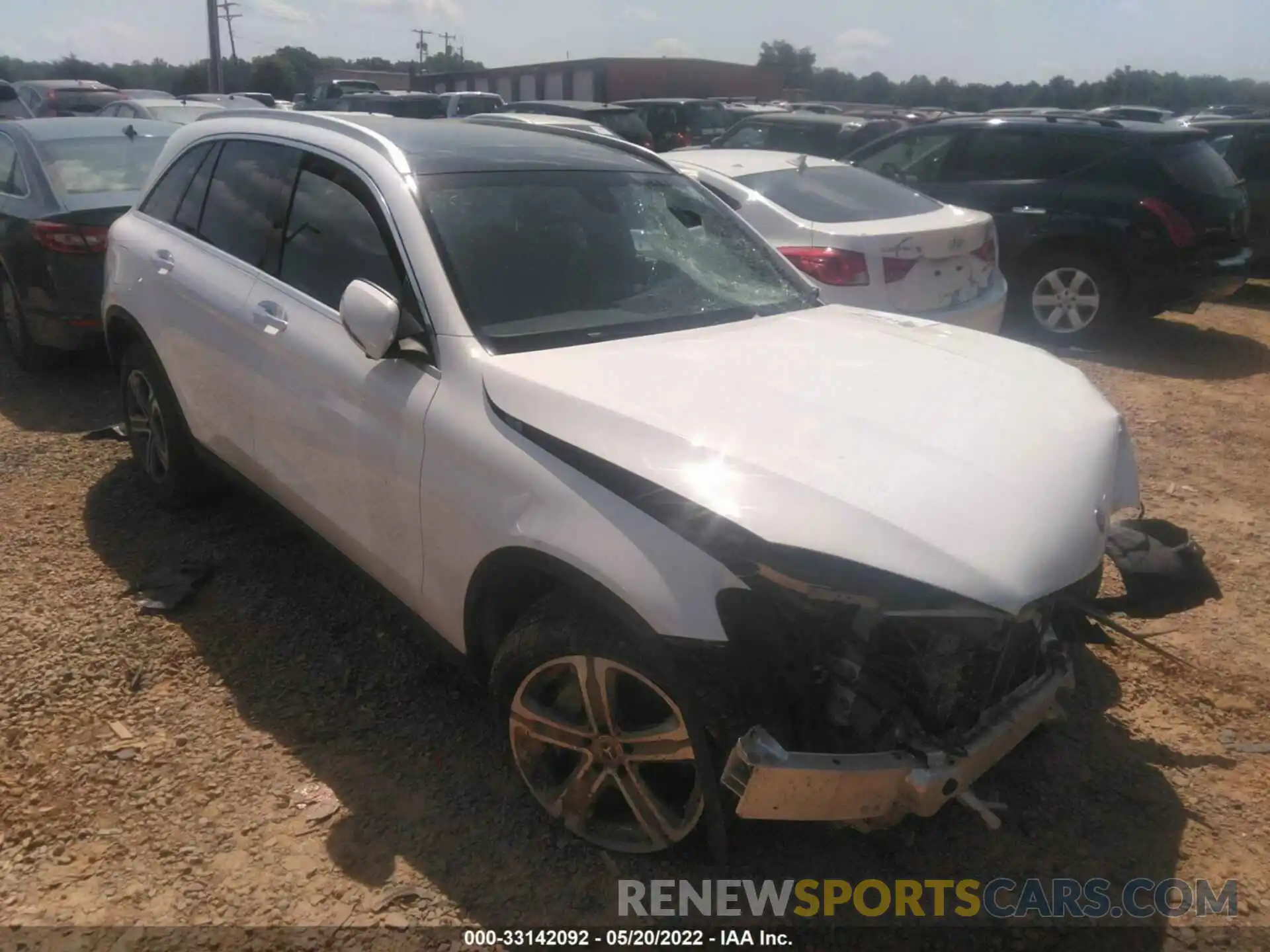 1 Photograph of a damaged car WDC0G4KBXKF602867 MERCEDES-BENZ GLC 2019