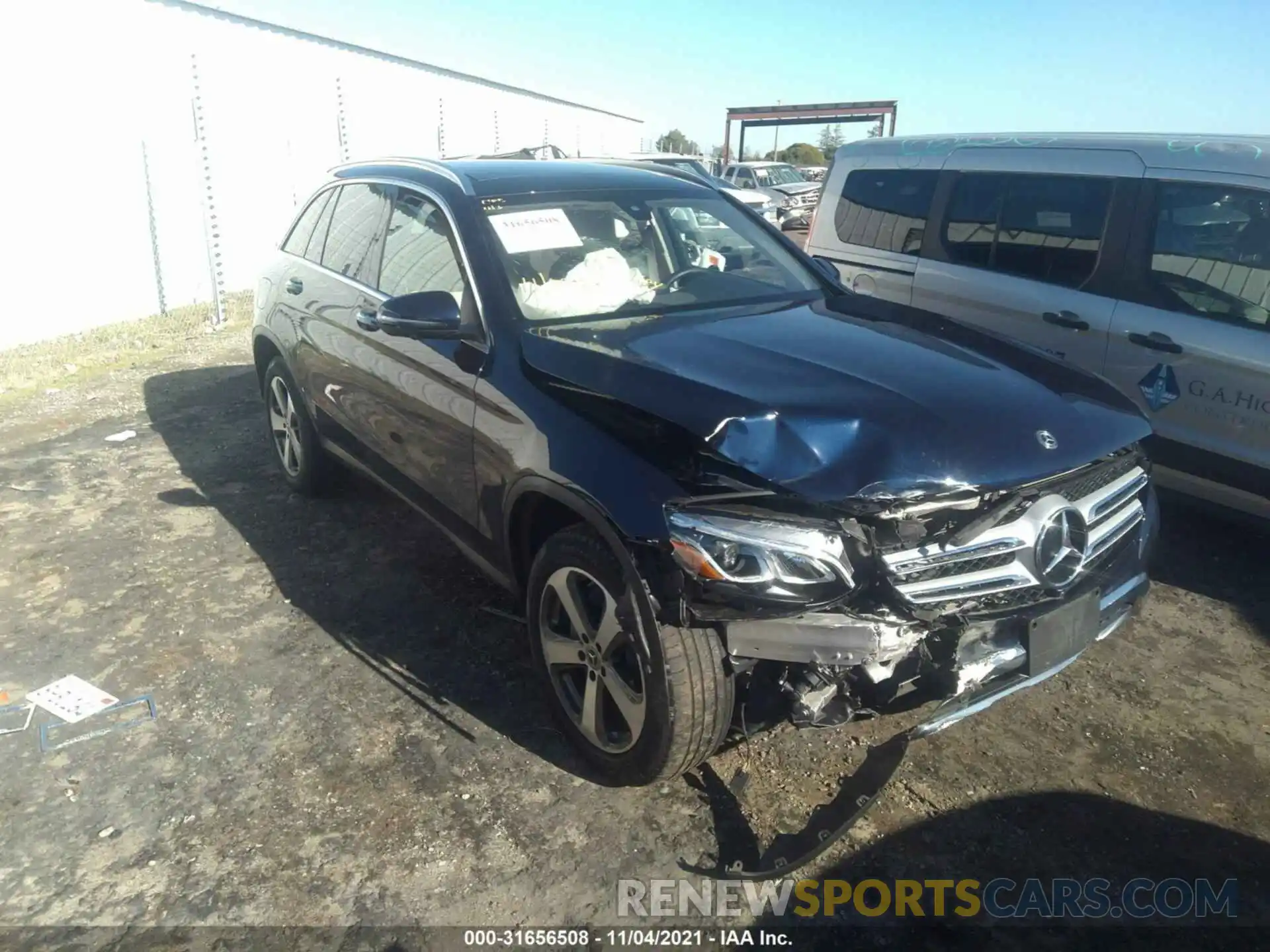 1 Photograph of a damaged car WDC0G4KBXKV138243 MERCEDES-BENZ GLC 2019