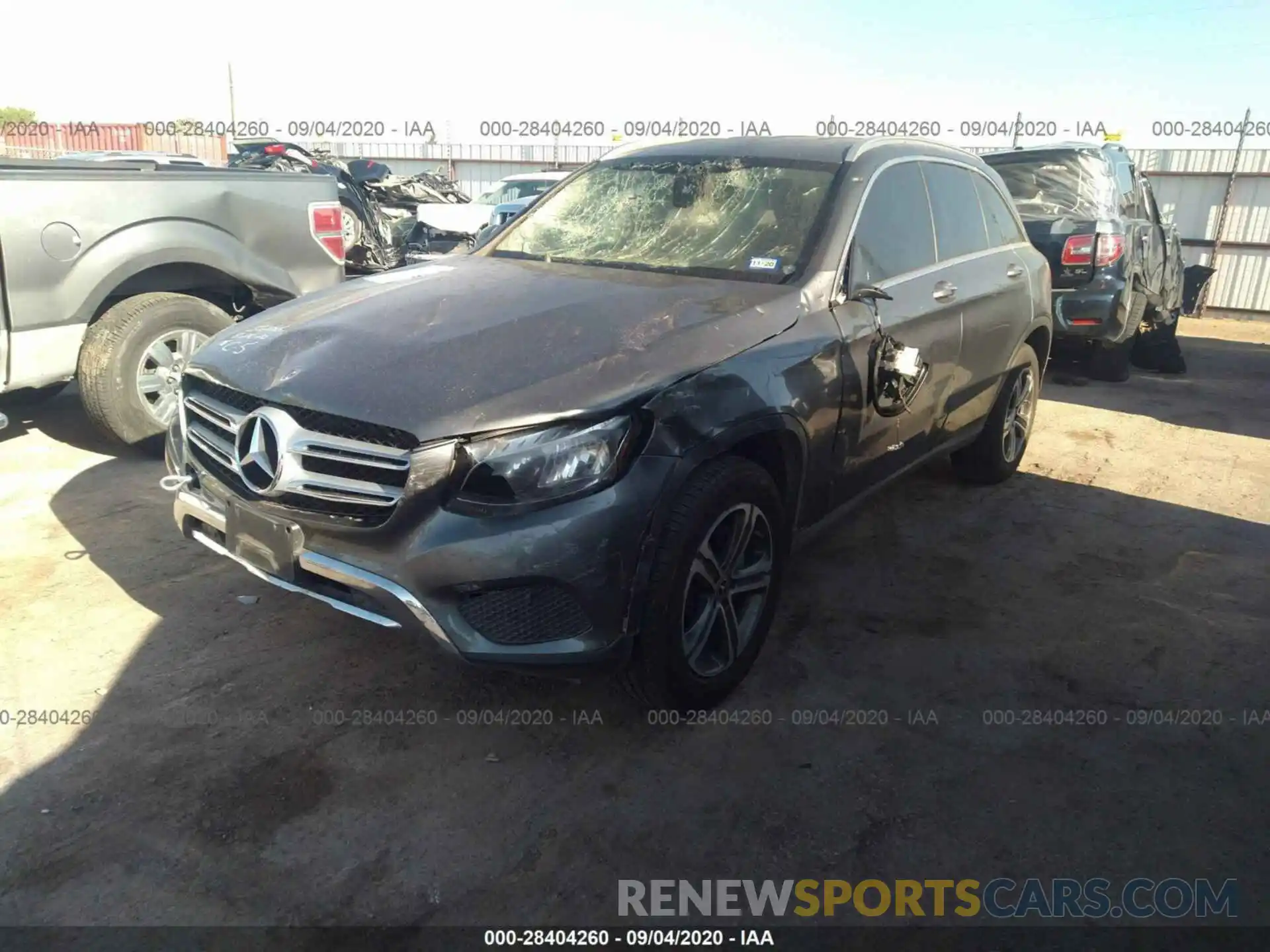 2 Photograph of a damaged car WDC0G4KBXKV138954 MERCEDES-BENZ GLC 2019