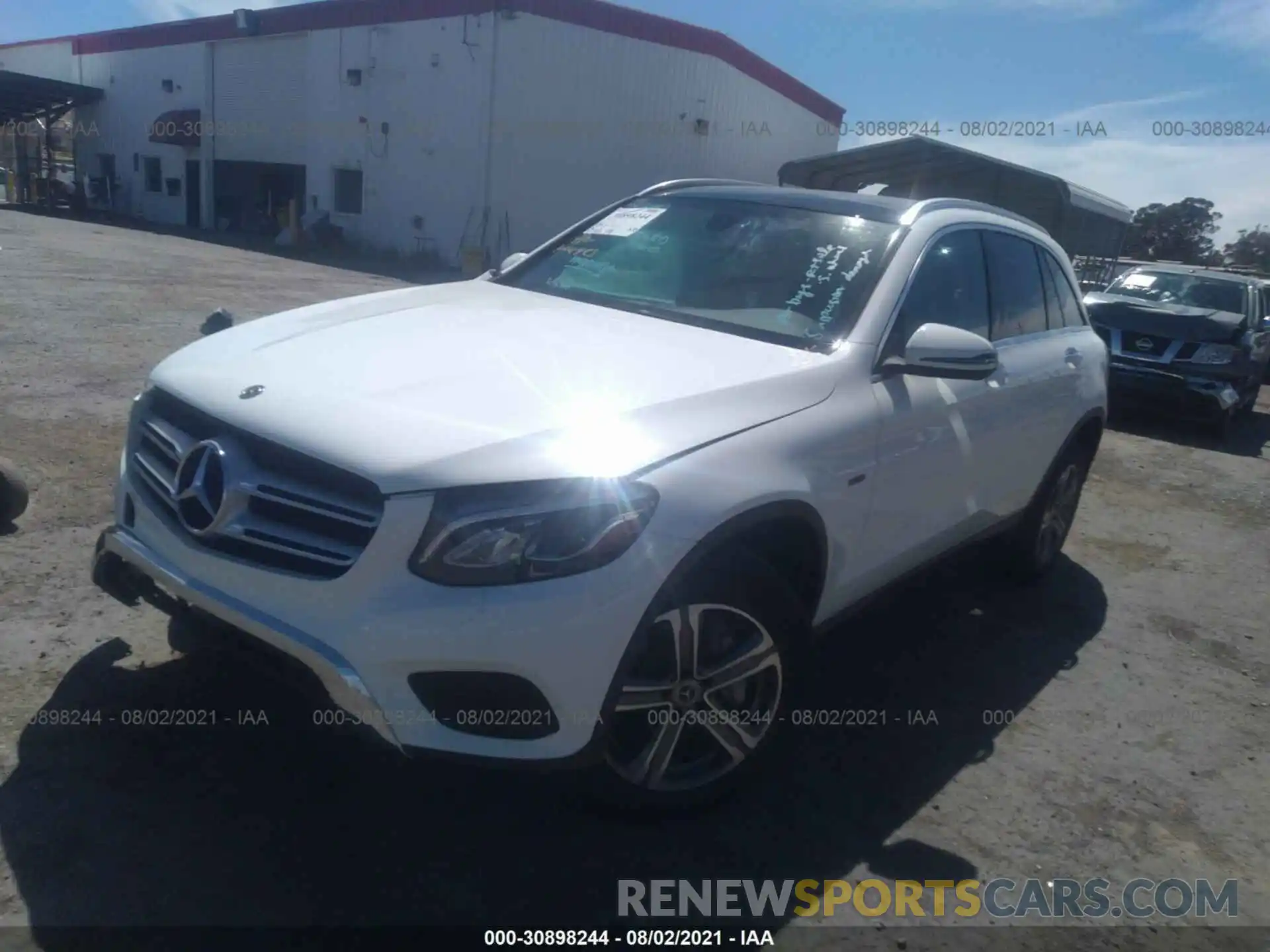 2 Photograph of a damaged car WDC0G5EB0KF623938 MERCEDES-BENZ GLC 2019