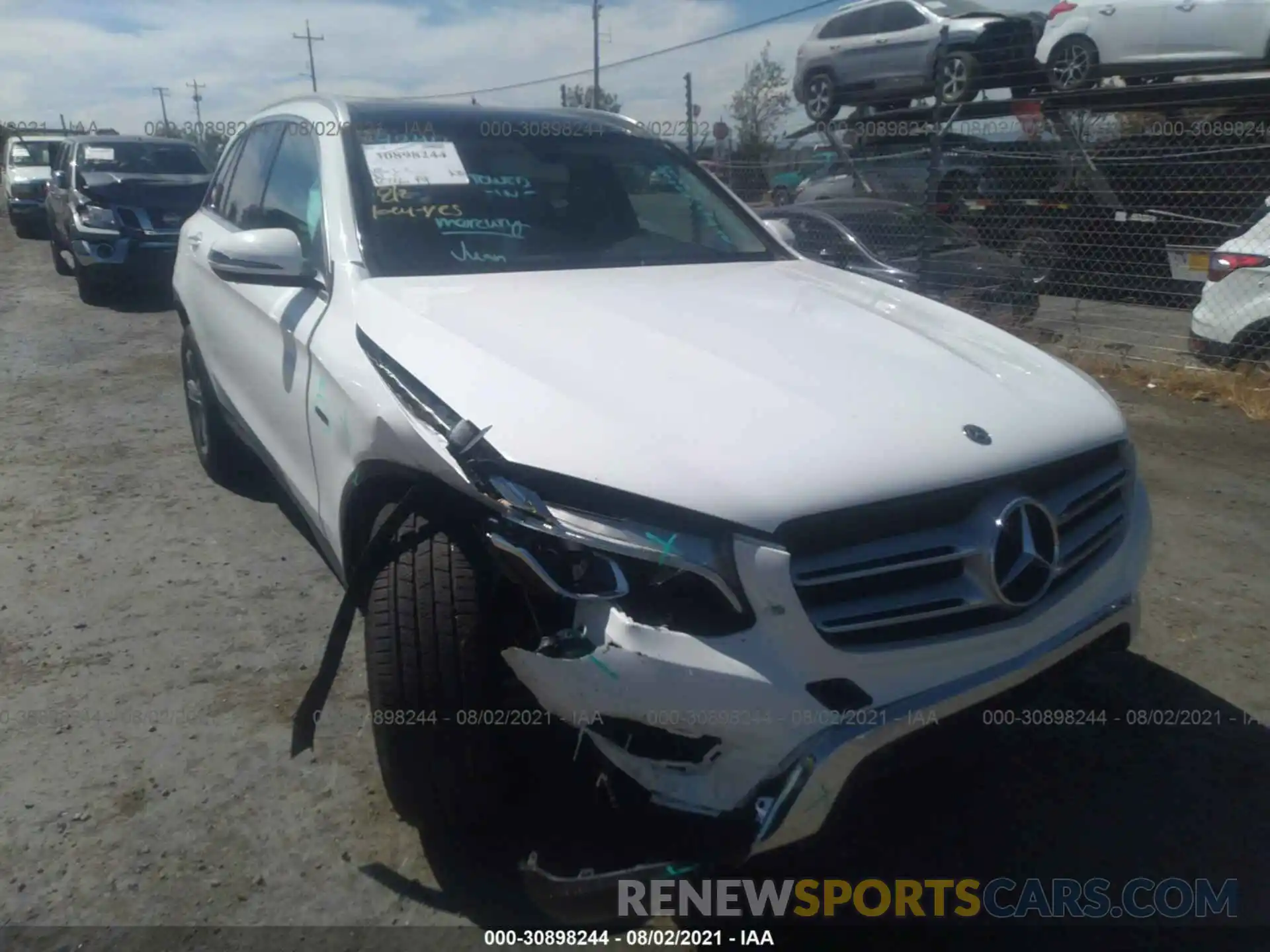 6 Photograph of a damaged car WDC0G5EB0KF623938 MERCEDES-BENZ GLC 2019