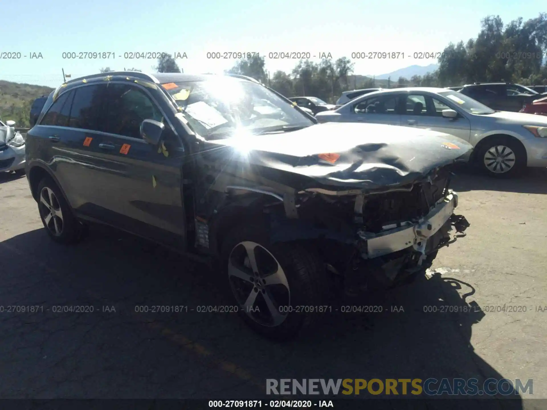 1 Photograph of a damaged car WDC0G5EB1KF573728 MERCEDES-BENZ GLC 2019