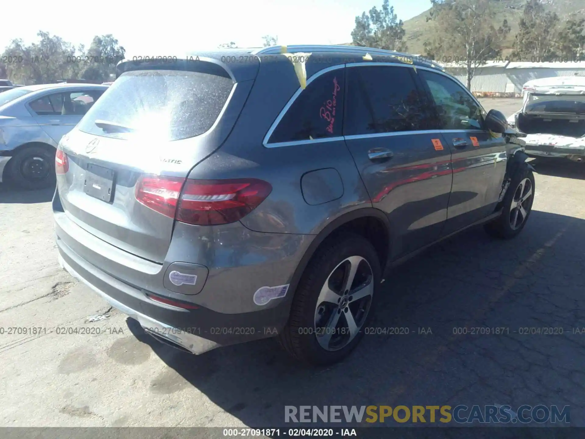 4 Photograph of a damaged car WDC0G5EB1KF573728 MERCEDES-BENZ GLC 2019