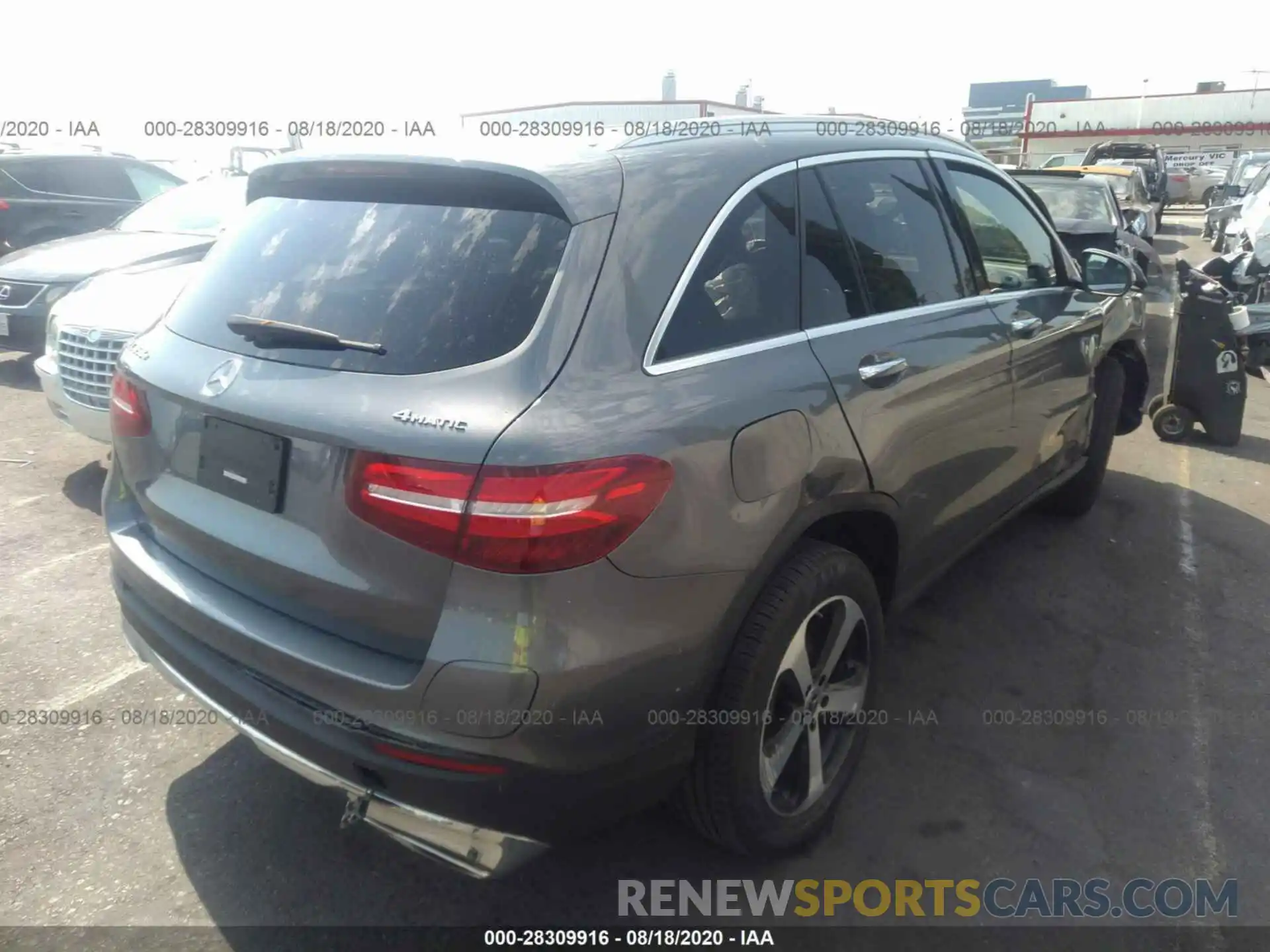 4 Photograph of a damaged car WDC0G5EB2KF608079 MERCEDES-BENZ GLC 2019