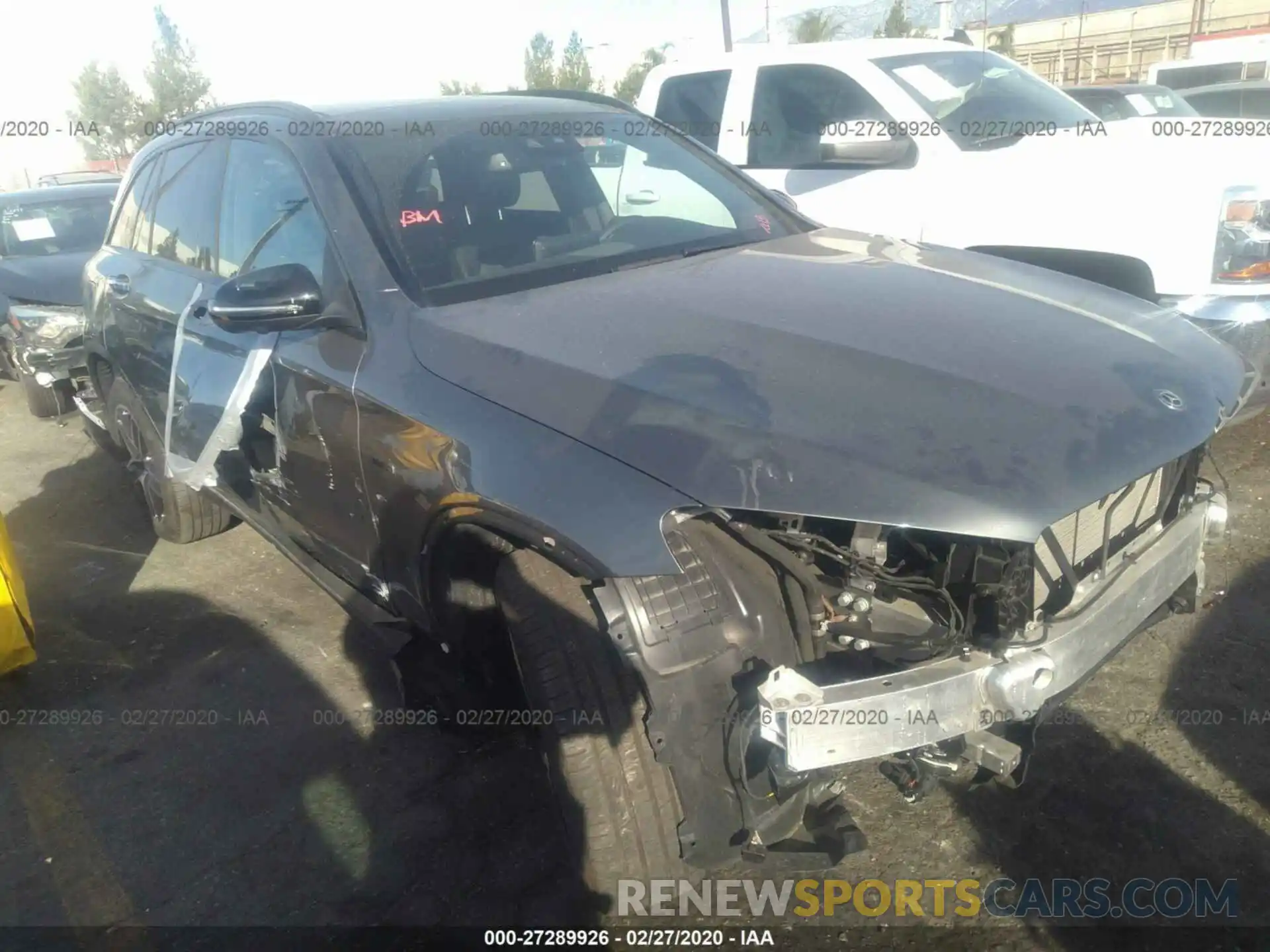 1 Photograph of a damaged car WDC0G5EB4KF601456 MERCEDES-BENZ GLC 2019