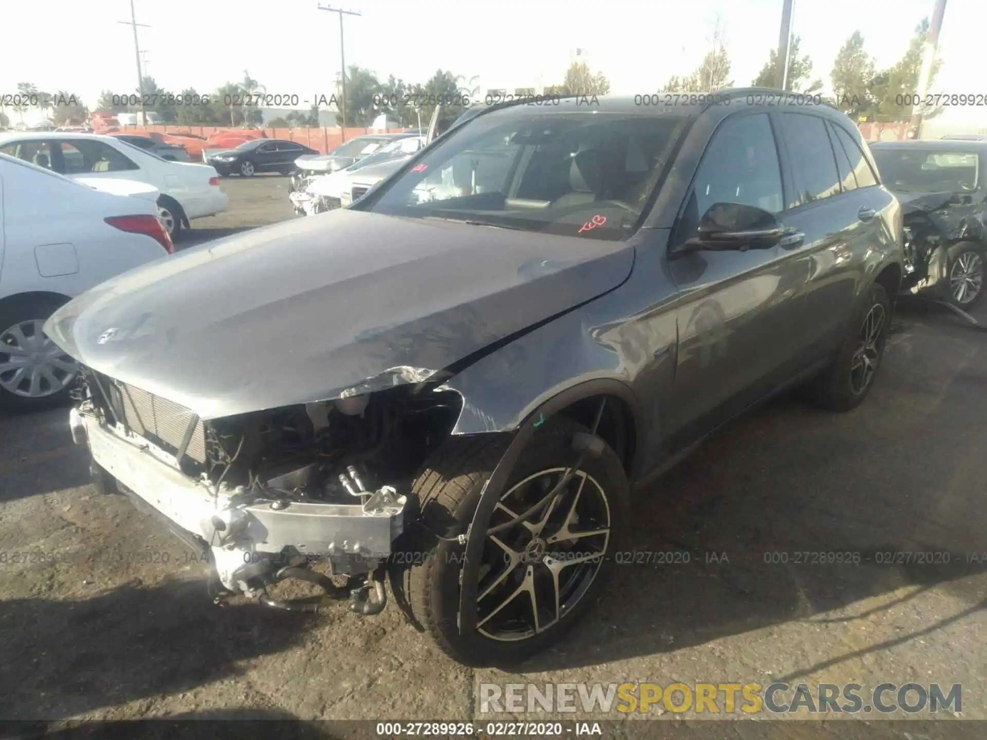 2 Photograph of a damaged car WDC0G5EB4KF601456 MERCEDES-BENZ GLC 2019