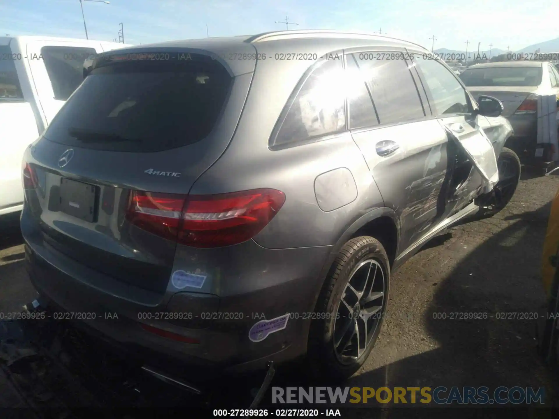 4 Photograph of a damaged car WDC0G5EB4KF601456 MERCEDES-BENZ GLC 2019