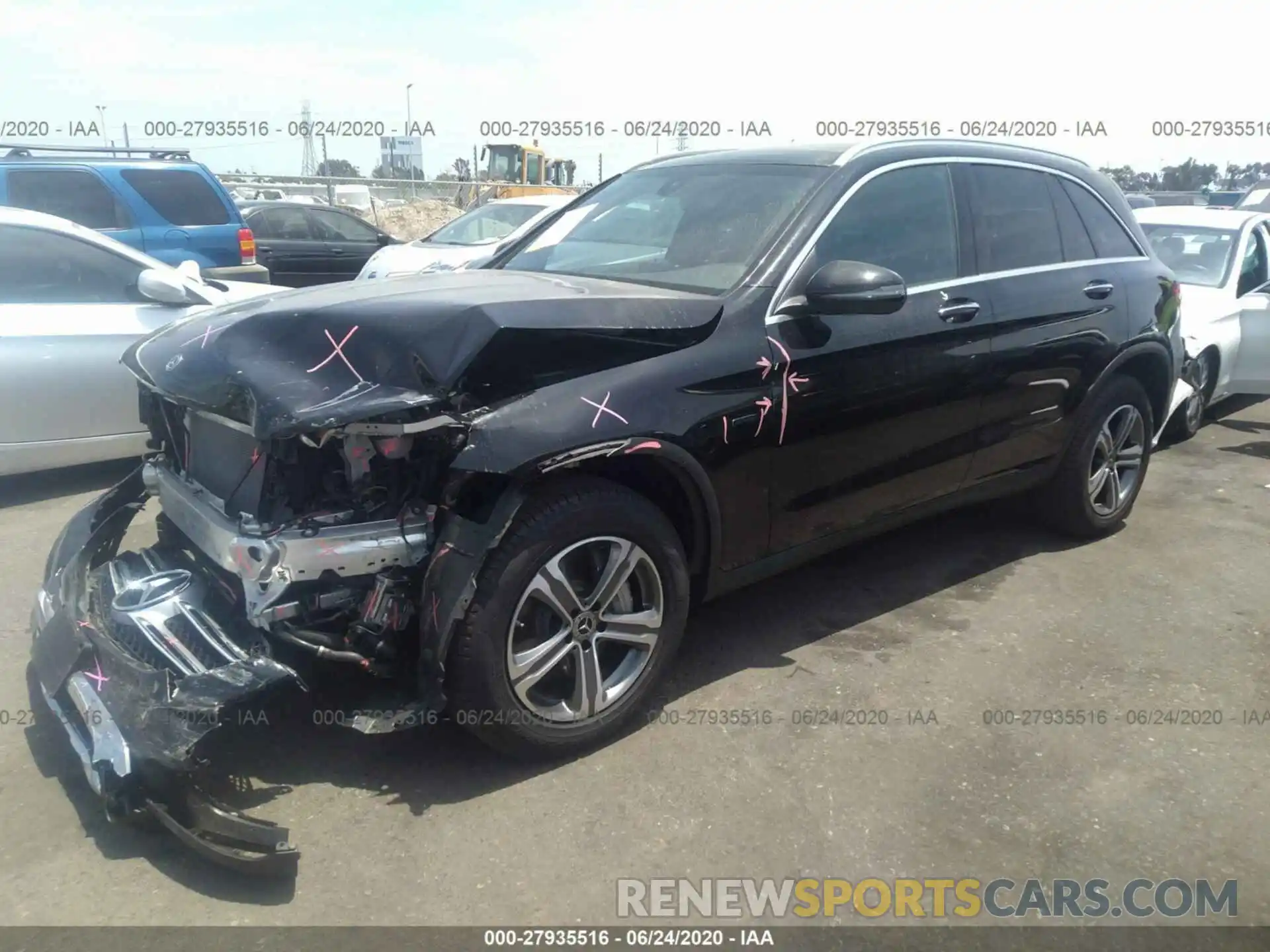 2 Photograph of a damaged car WDC0G5EB4KF617818 MERCEDES-BENZ GLC 2019