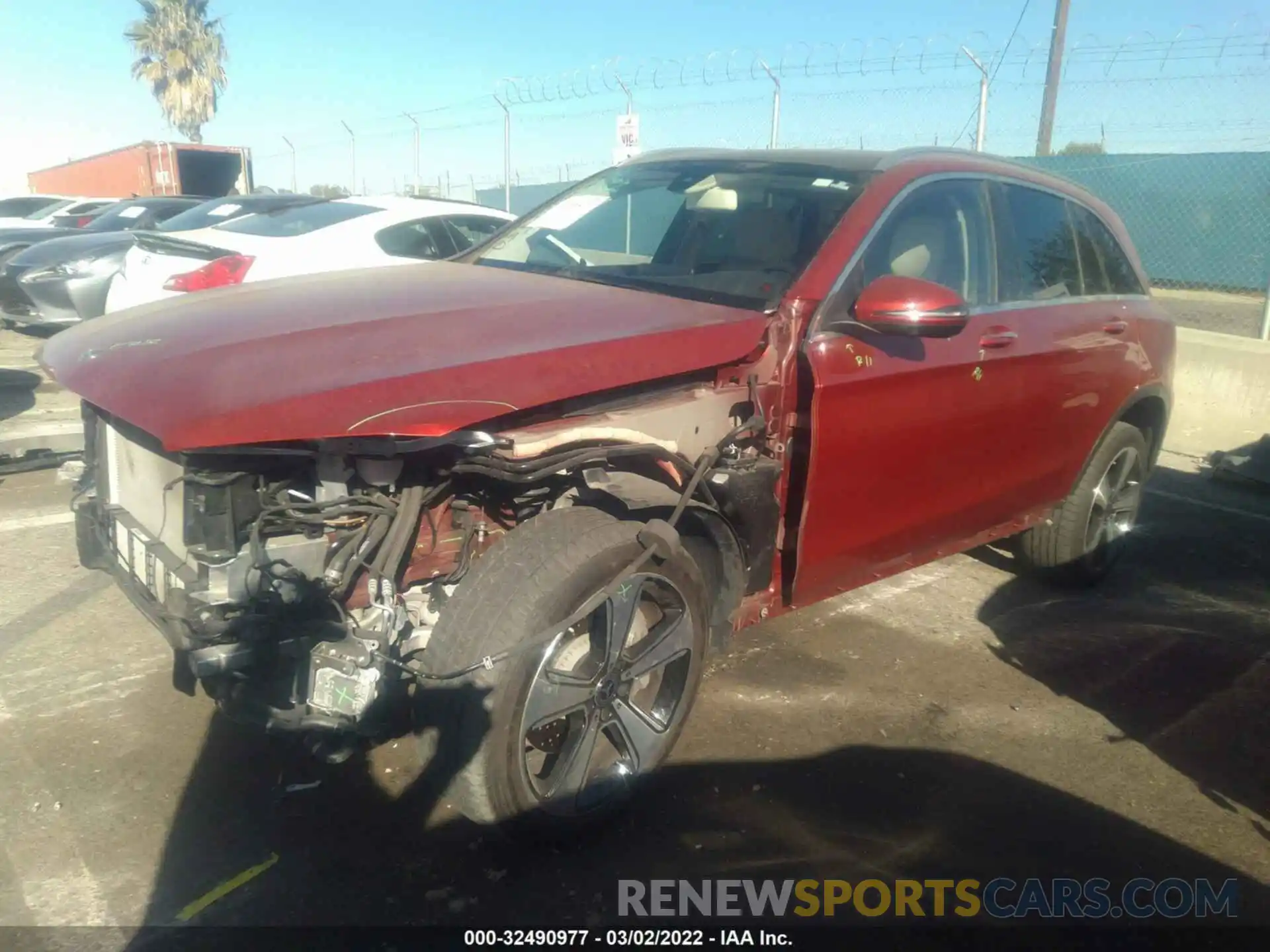 2 Photograph of a damaged car WDC0G5EB4KF641973 MERCEDES-BENZ GLC 2019