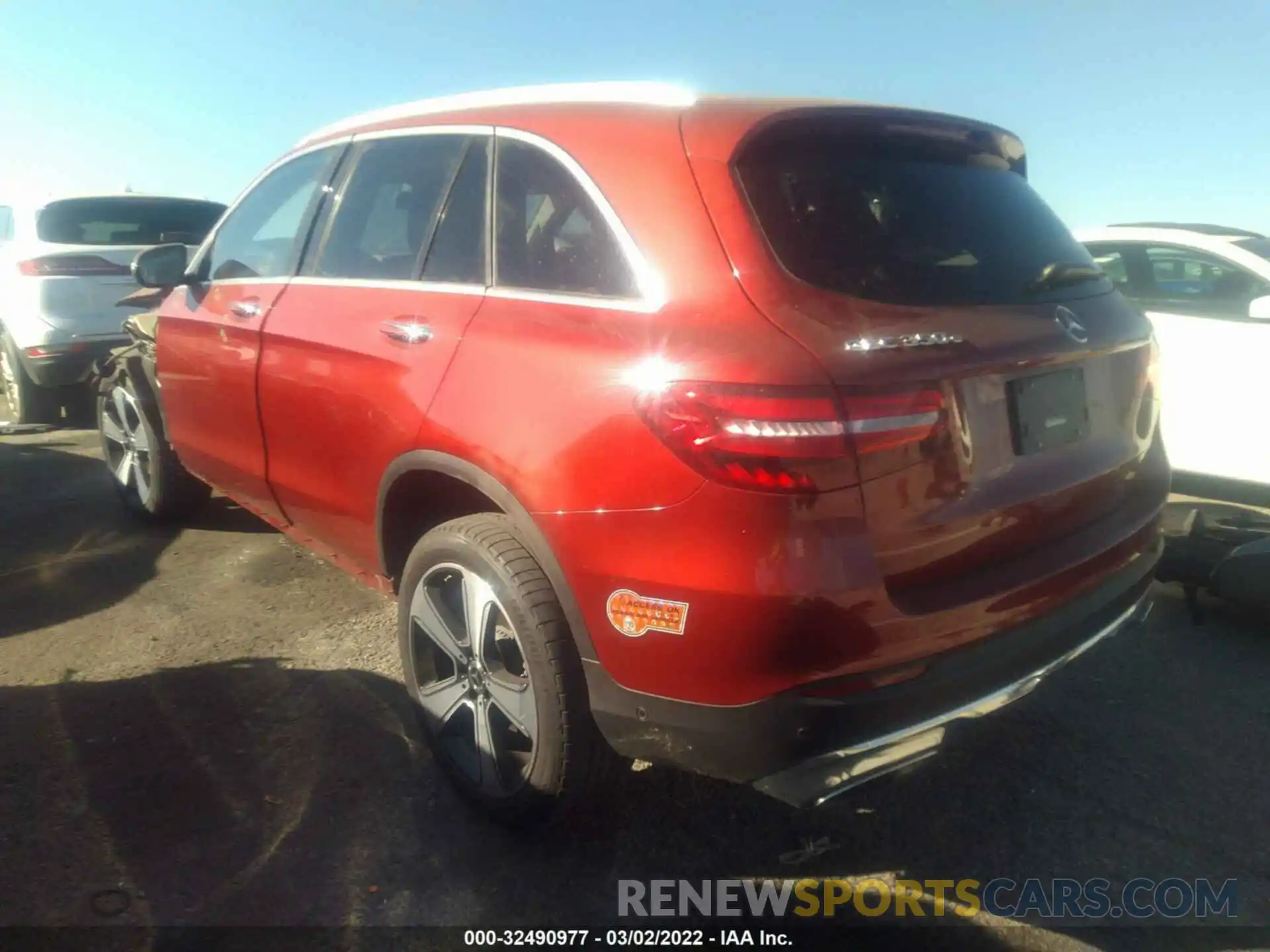 3 Photograph of a damaged car WDC0G5EB4KF641973 MERCEDES-BENZ GLC 2019