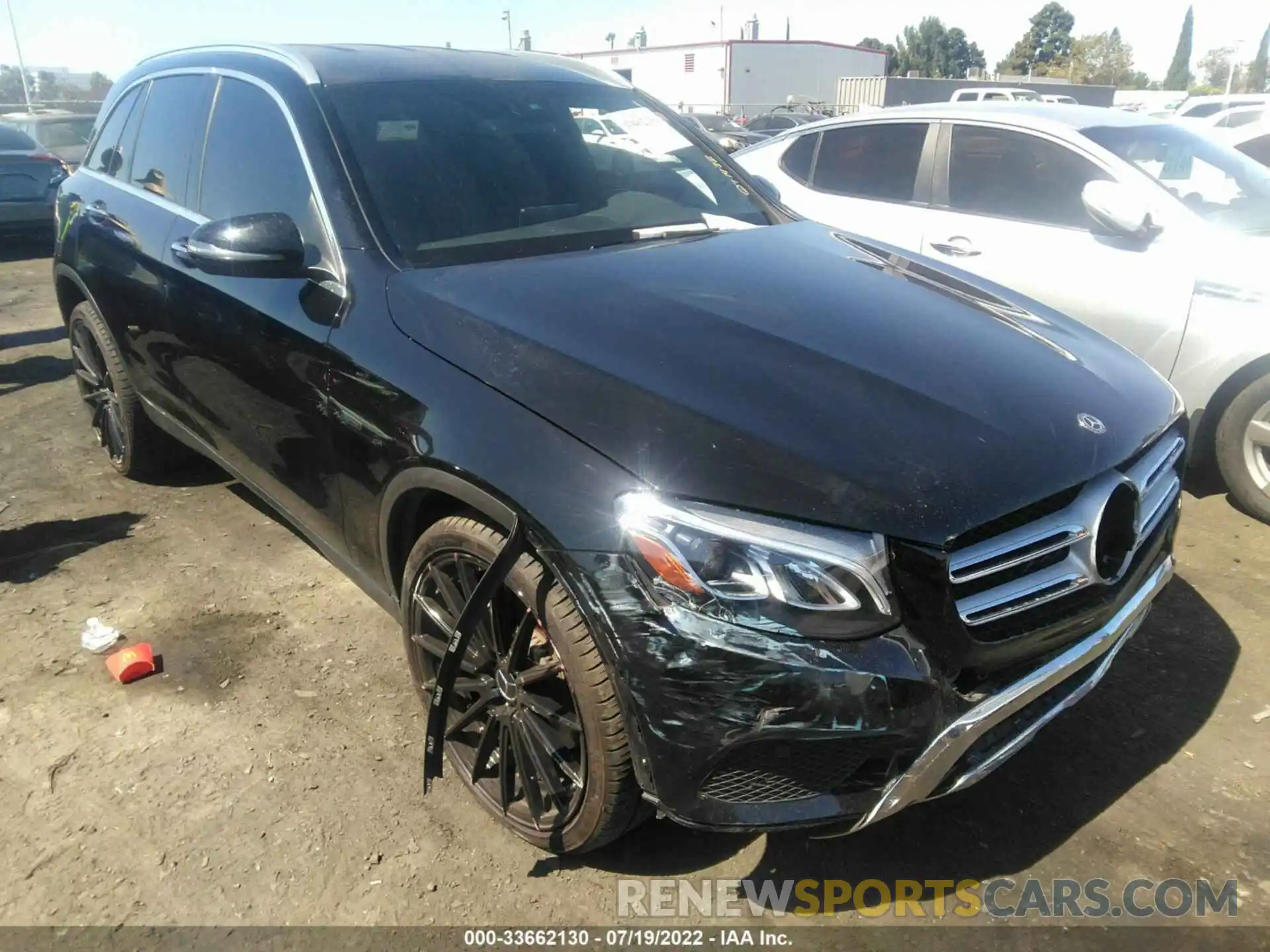 1 Photograph of a damaged car WDC0G5EB8KF553413 MERCEDES-BENZ GLC 2019