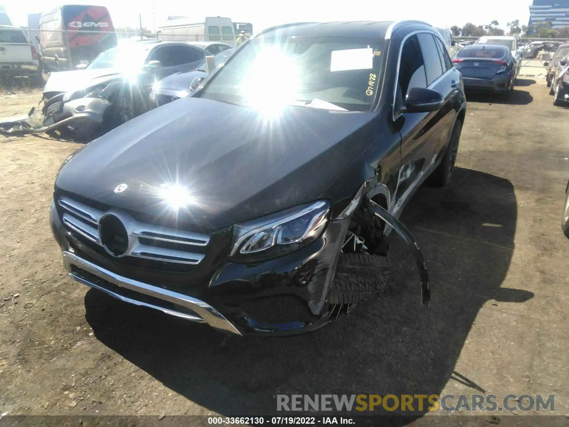 2 Photograph of a damaged car WDC0G5EB8KF553413 MERCEDES-BENZ GLC 2019