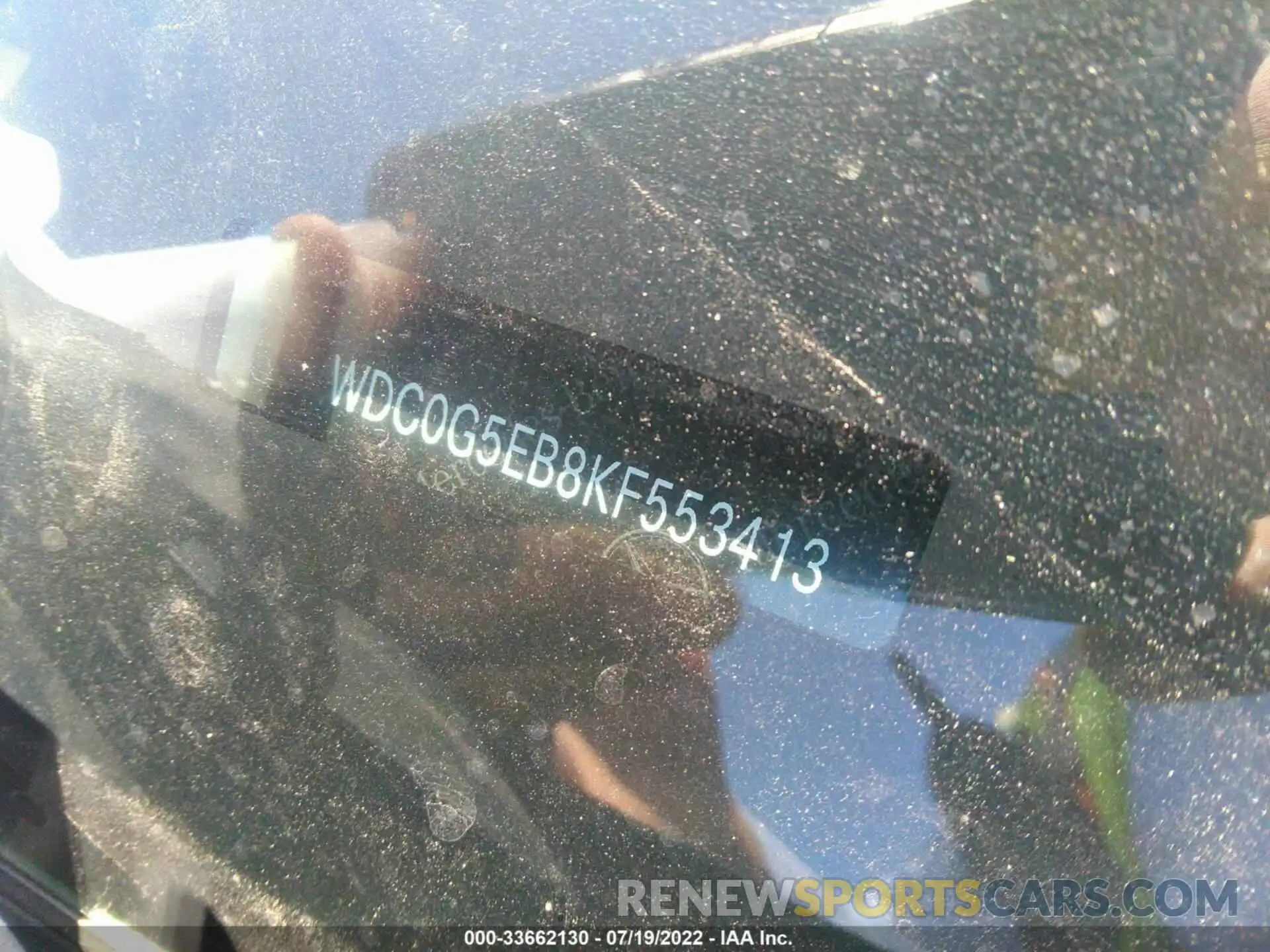 9 Photograph of a damaged car WDC0G5EB8KF553413 MERCEDES-BENZ GLC 2019