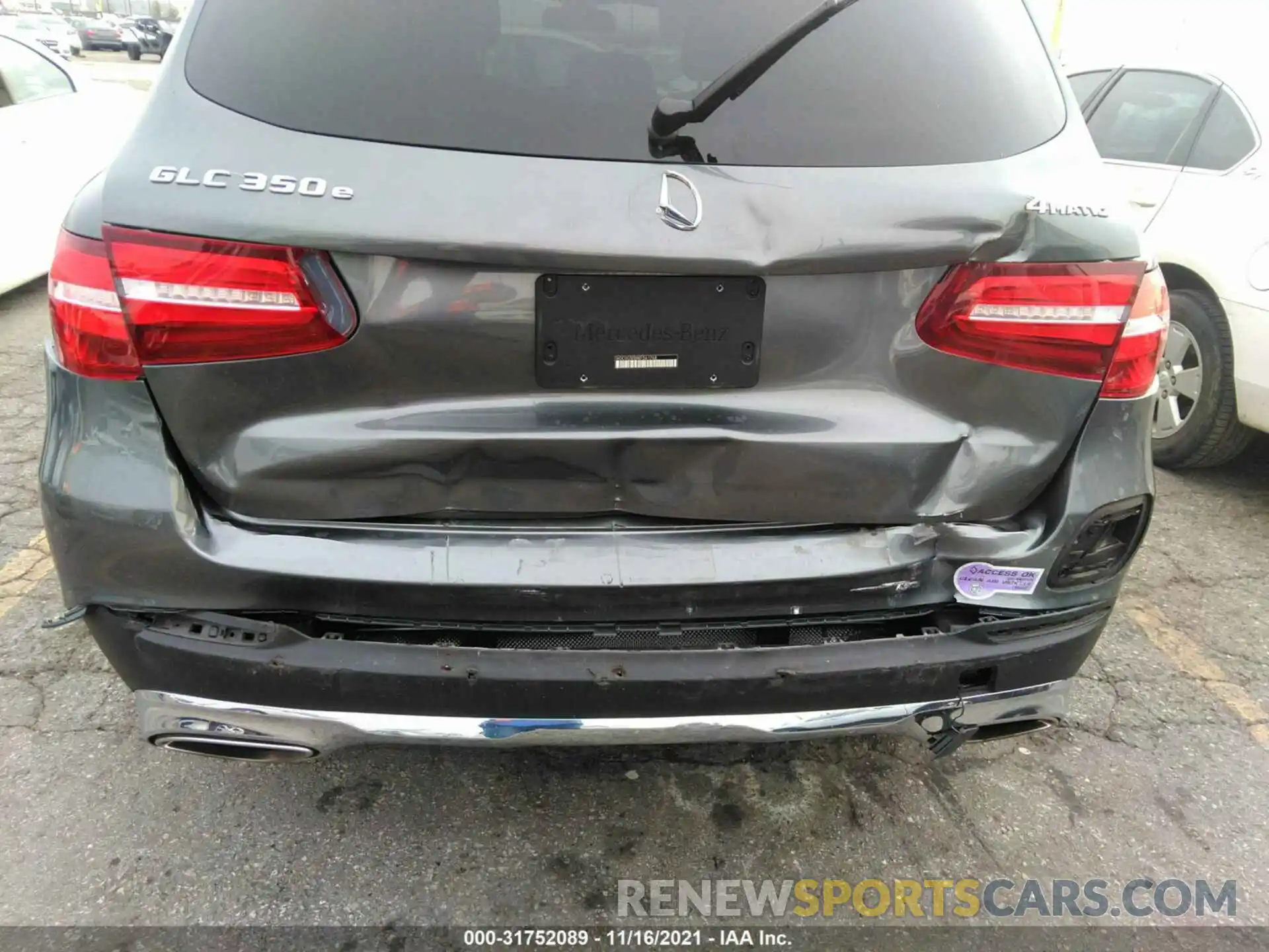 6 Photograph of a damaged car WDC0G5EB8KF561768 MERCEDES-BENZ GLC 2019