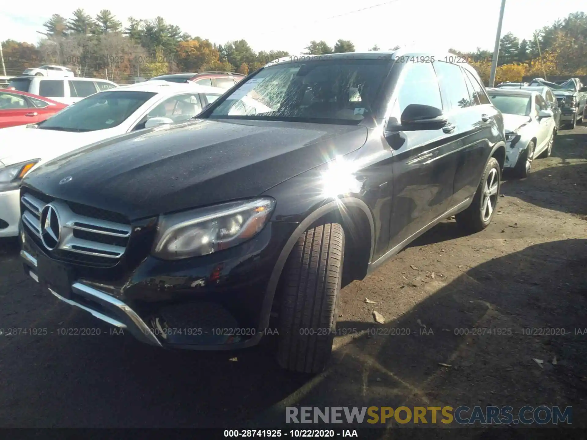 2 Photograph of a damaged car WDC0G5EB8KF589490 MERCEDES-BENZ GLC 2019