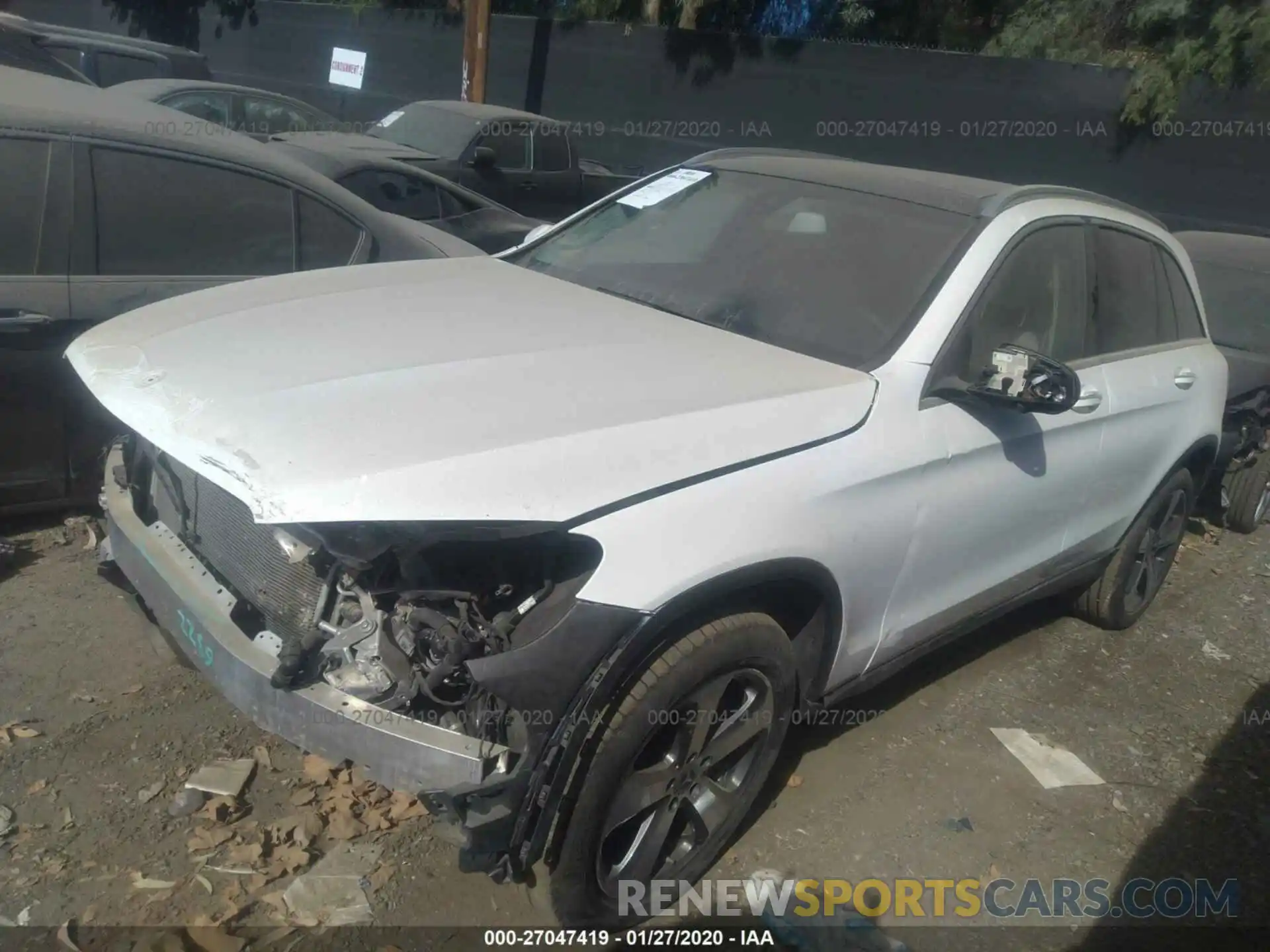 2 Photograph of a damaged car WDC0G5EB9KF609407 MERCEDES-BENZ GLC 2019