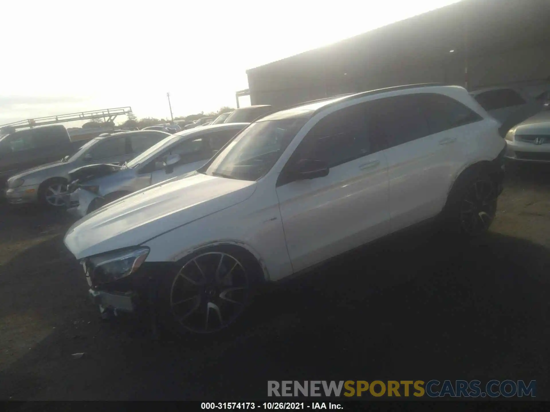 2 Photograph of a damaged car WDC0G6EB0KF549555 MERCEDES-BENZ GLC 2019