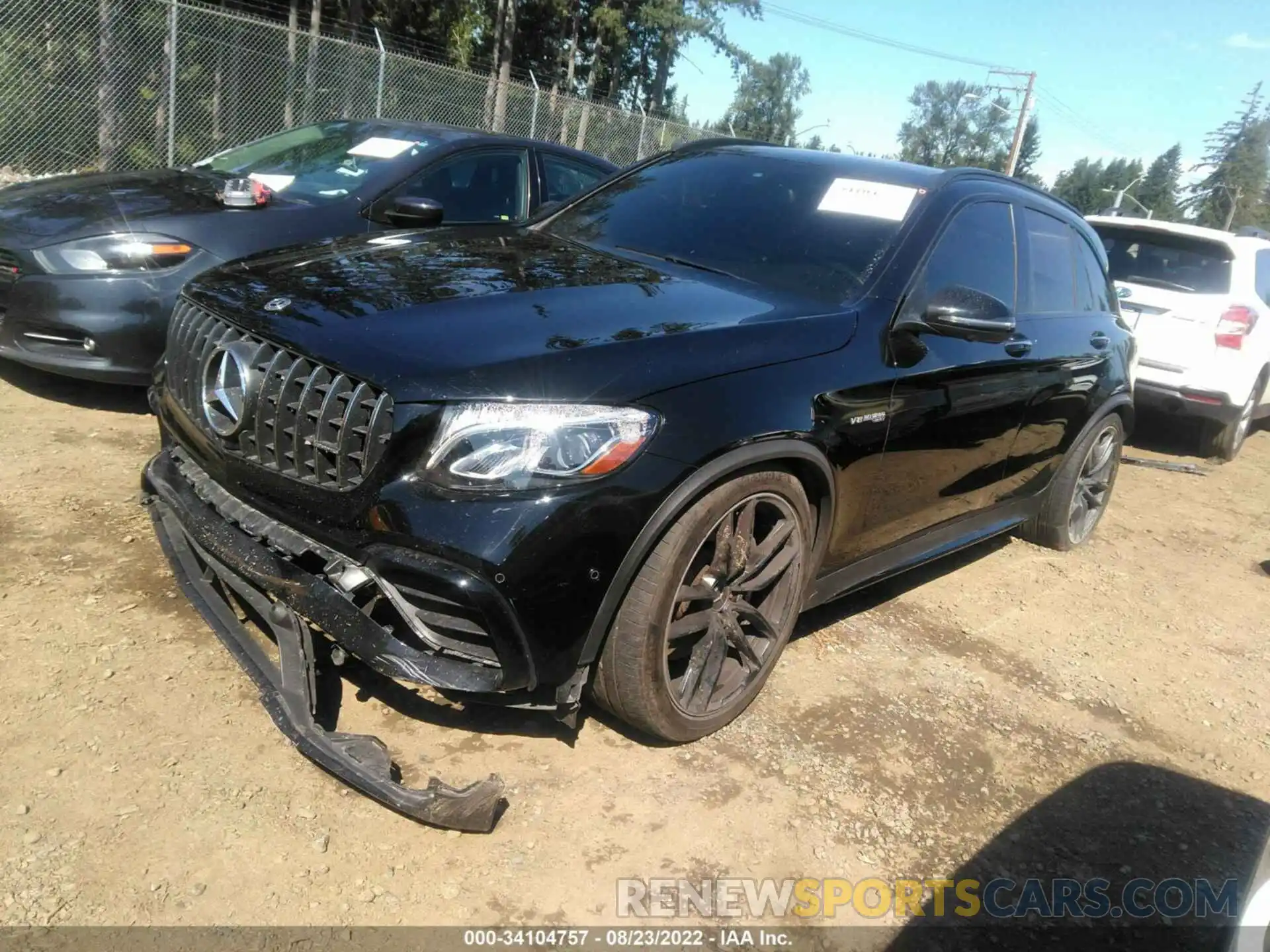 2 Photograph of a damaged car WDC0G8JB9KF494749 MERCEDES-BENZ GLC 2019