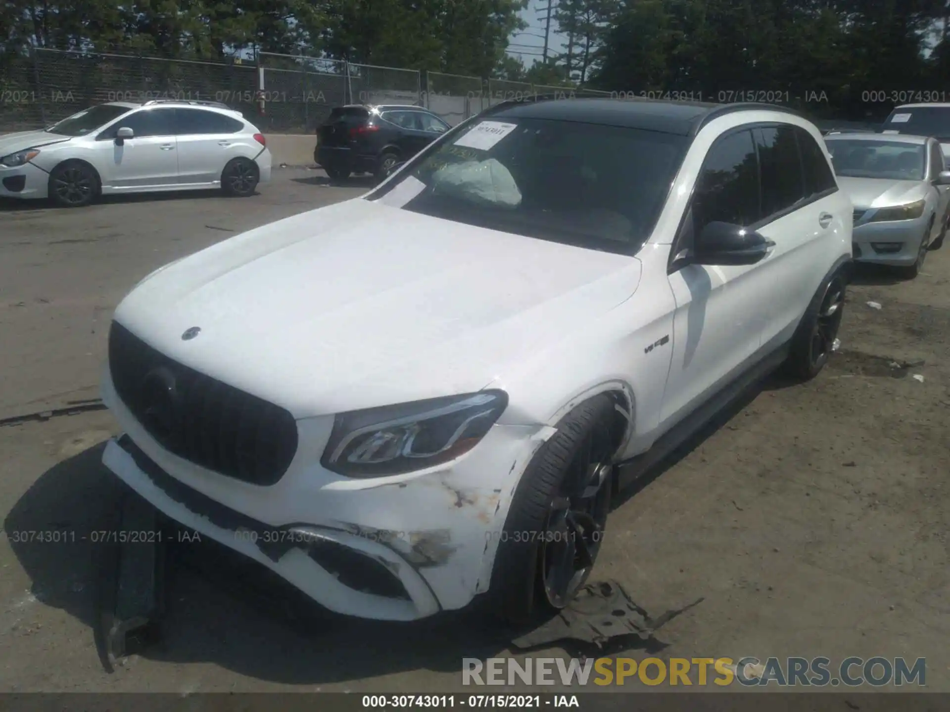 2 Photograph of a damaged car WDC0G8JBXKF556711 MERCEDES-BENZ GLC 2019