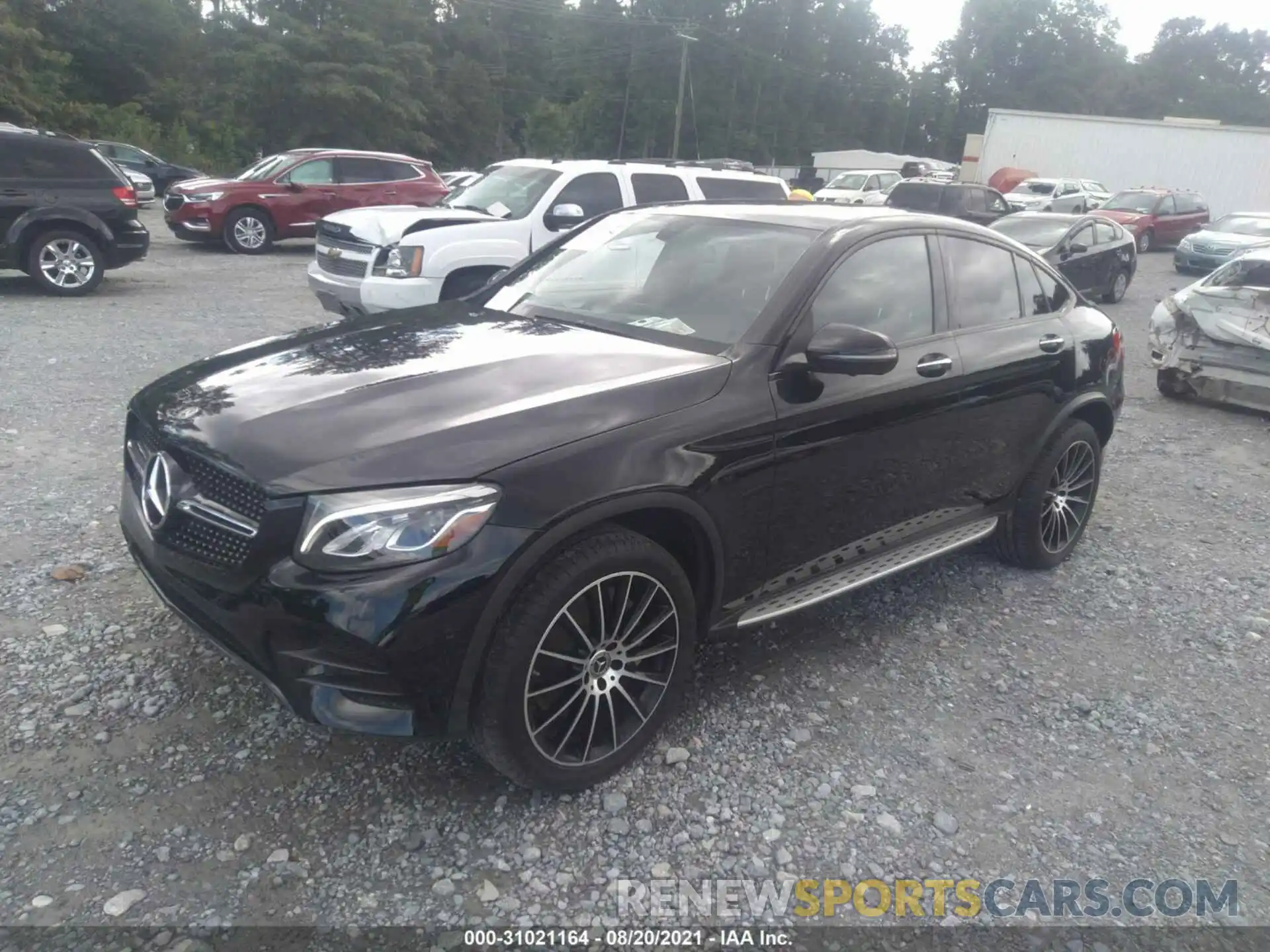 2 Photograph of a damaged car WDC0J4KB1KF486864 MERCEDES-BENZ GLC 2019