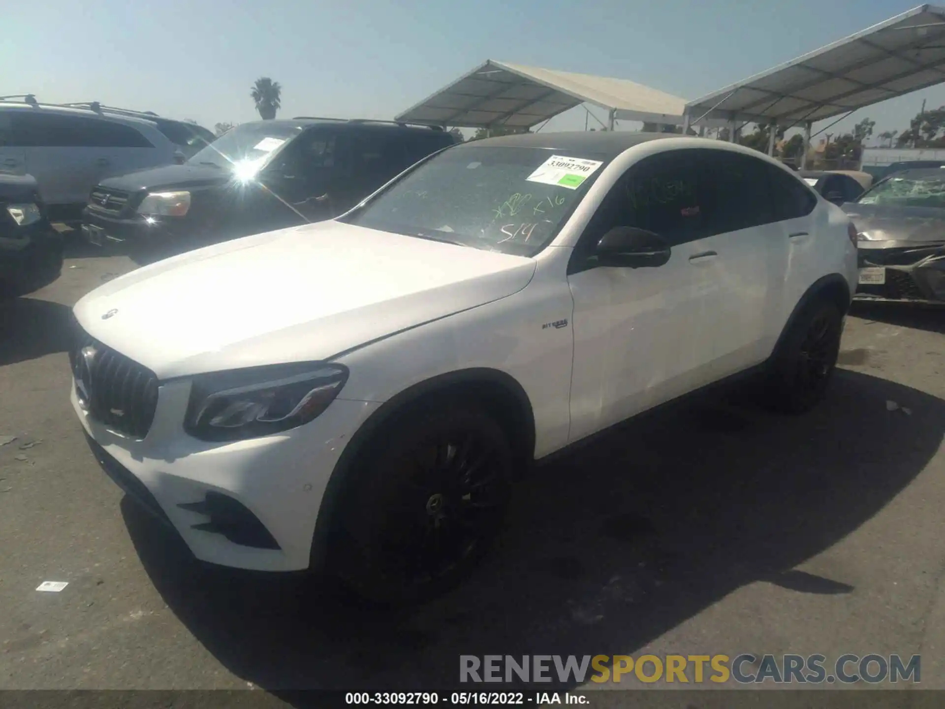 2 Photograph of a damaged car WDC0J4KB3KF485781 MERCEDES-BENZ GLC 2019