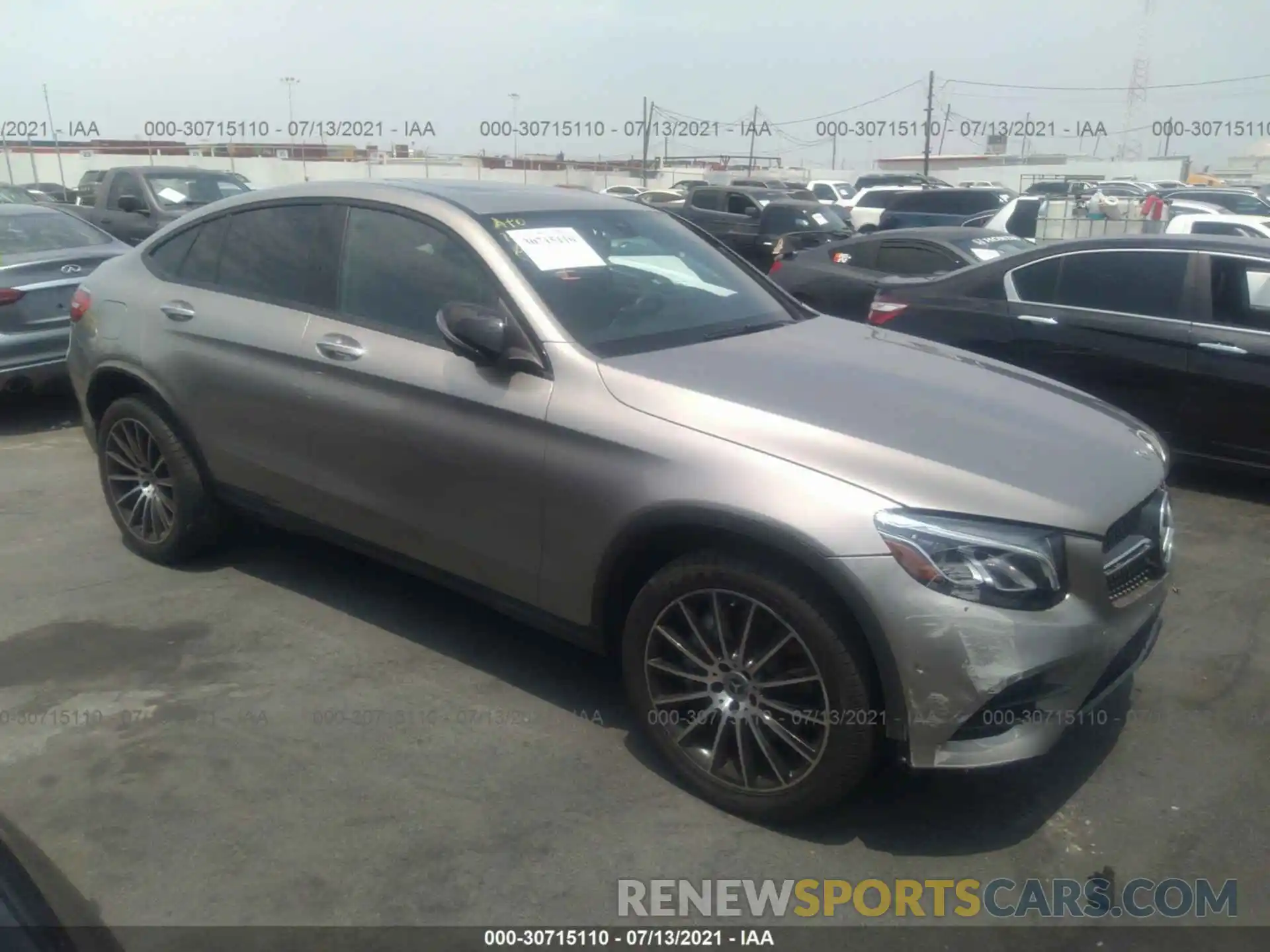 1 Photograph of a damaged car WDC0J4KB9KF604997 MERCEDES-BENZ GLC 2019