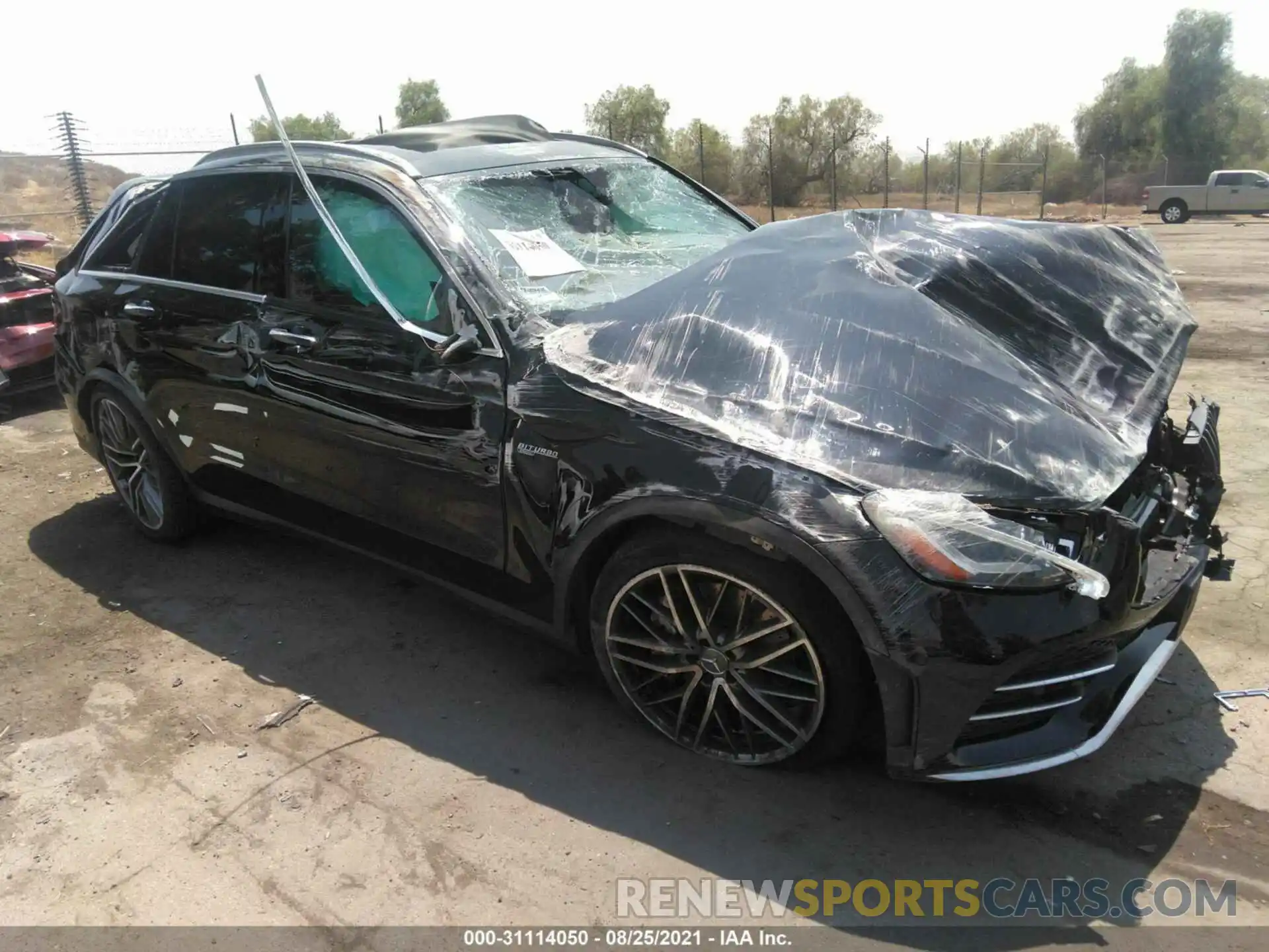 1 Photograph of a damaged car W1N0G6EB1LF785695 MERCEDES-BENZ GLC 2020