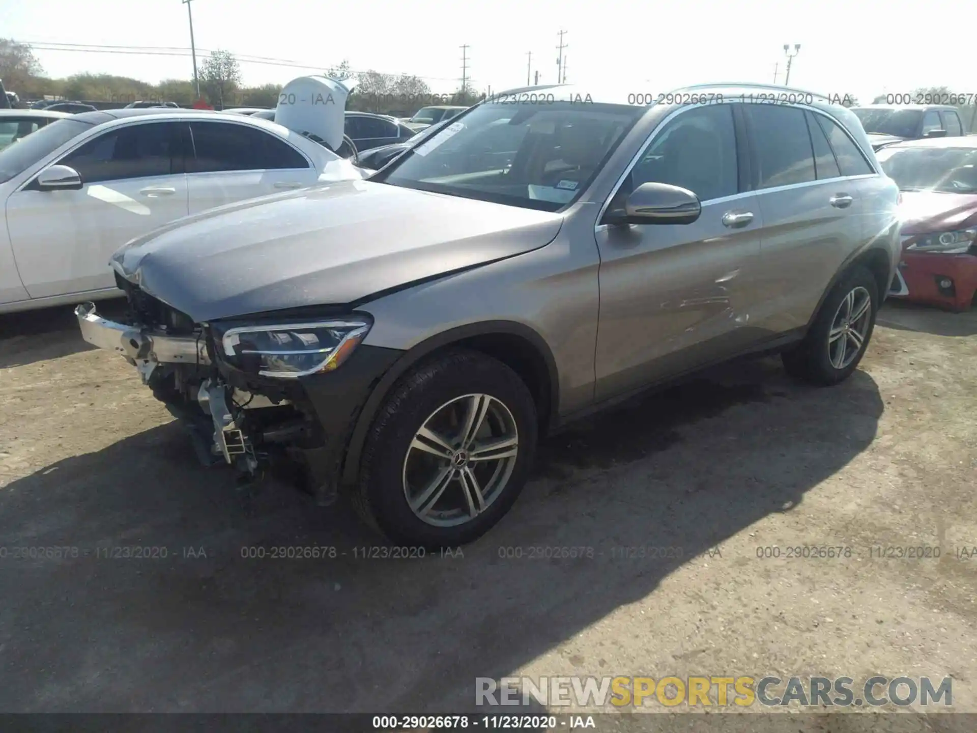 2 Photograph of a damaged car W1N0G8DB0LF789668 MERCEDES-BENZ GLC 2020