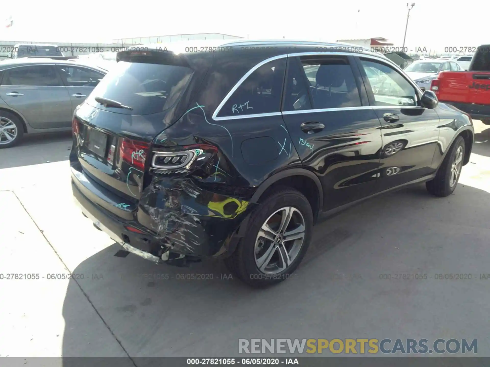 4 Photograph of a damaged car W1N0G8DB1LF771146 MERCEDES-BENZ GLC 2020