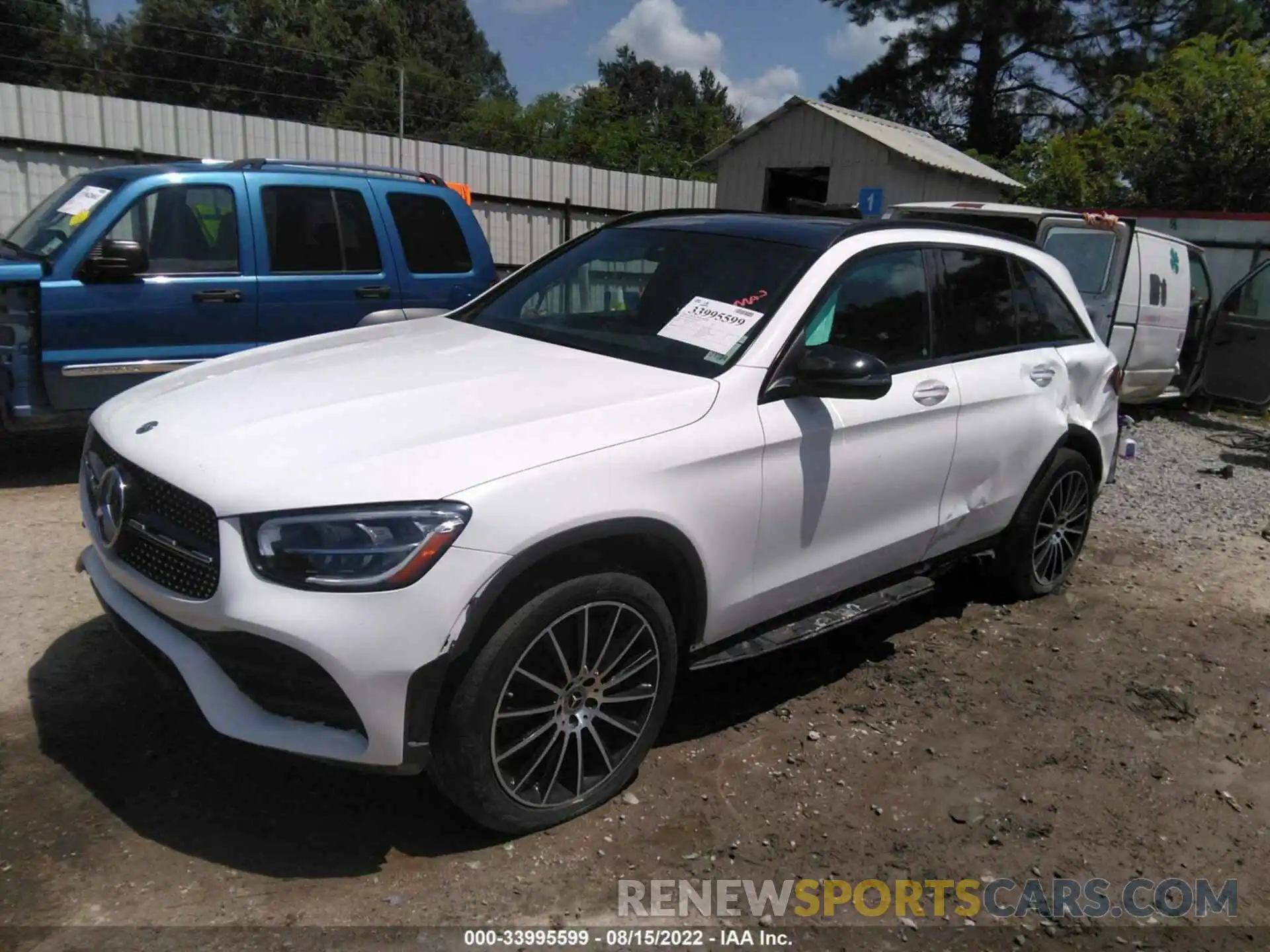 2 Photograph of a damaged car W1N0G8DB2LF763833 MERCEDES-BENZ GLC 2020