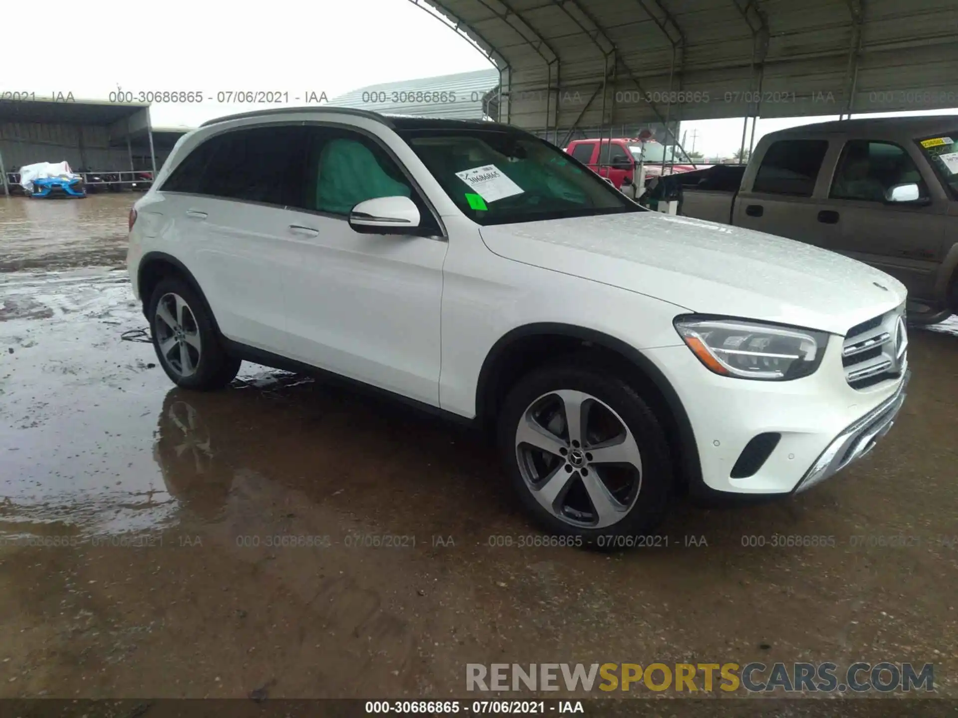 1 Photograph of a damaged car W1N0G8DB3LF798381 MERCEDES-BENZ GLC 2020